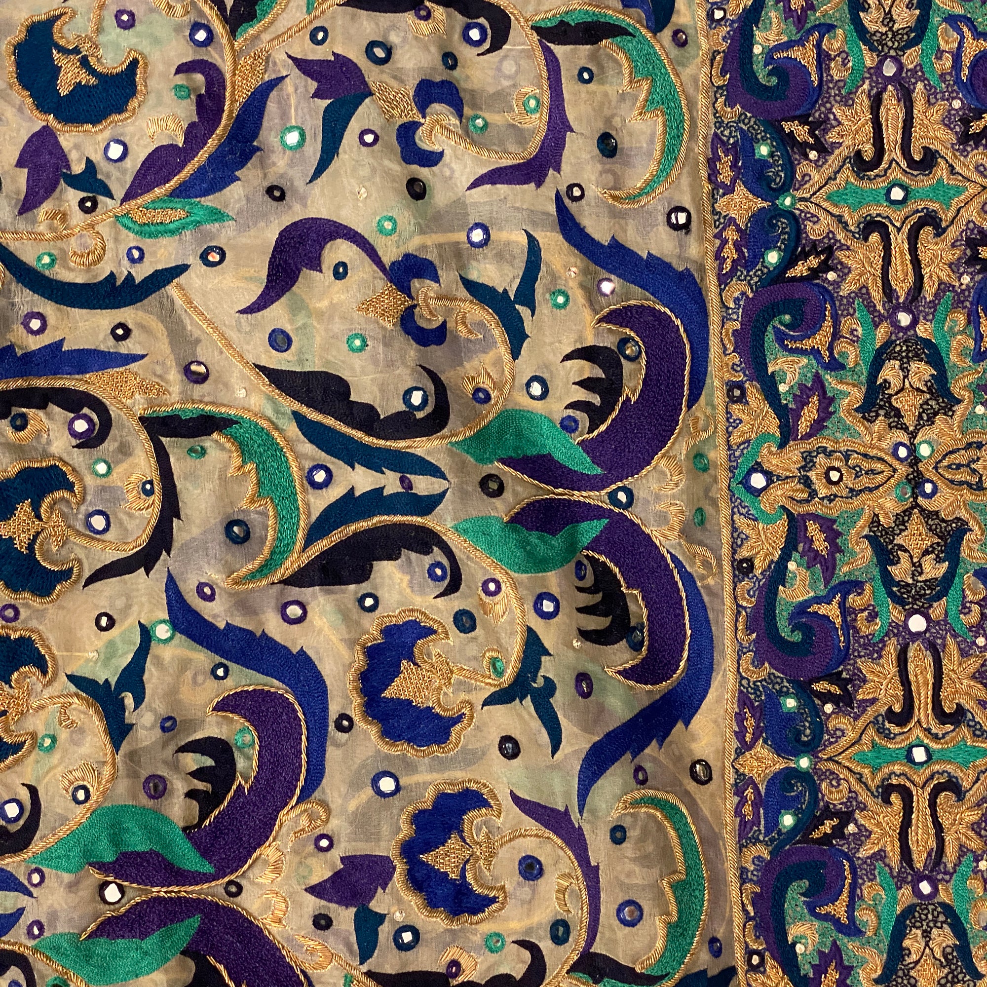 Vintage Heavy Work Rohit Bal Dupatta - Vintage India NYC