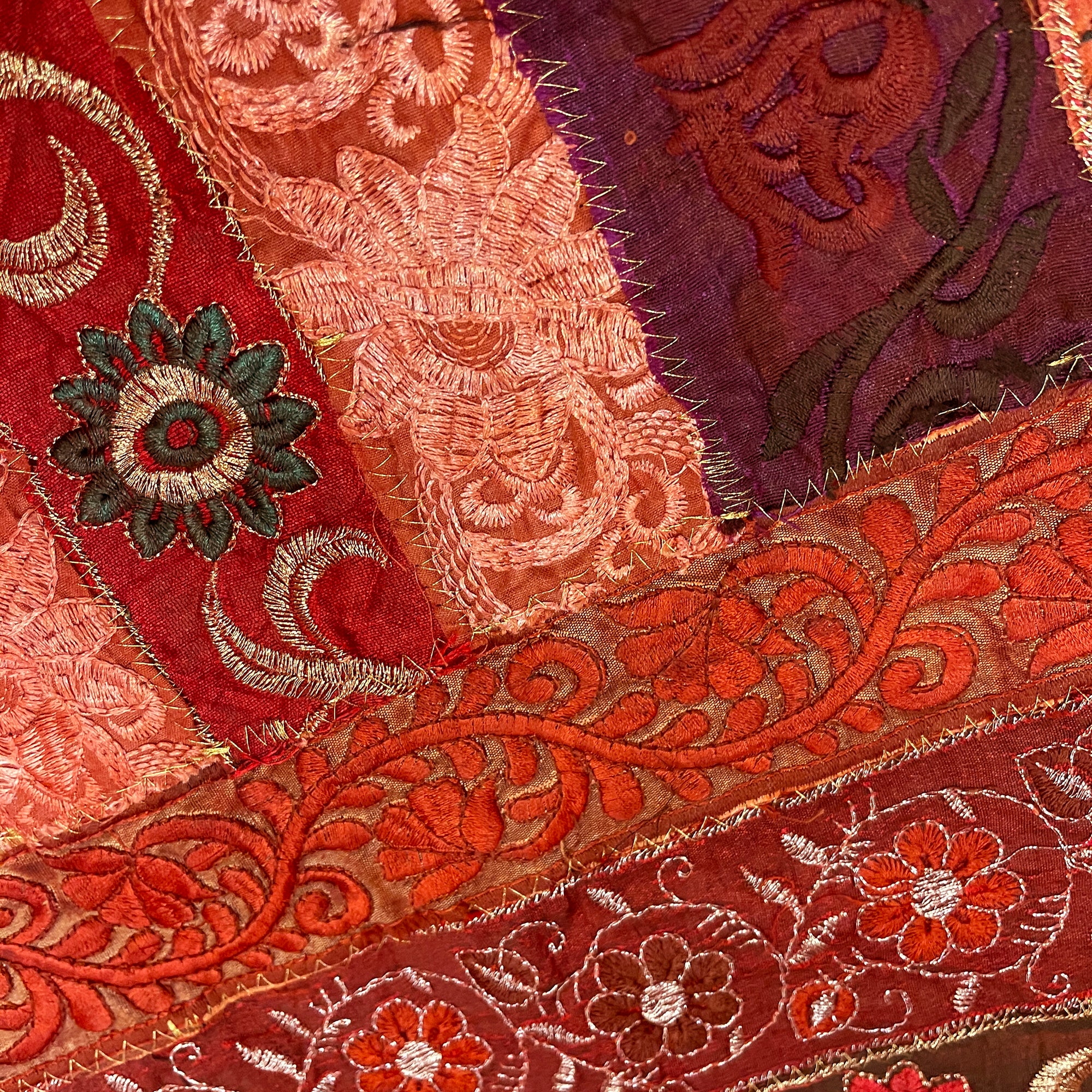 Round Wall Hanging/Table Decor 3163 - Vintage India NYC