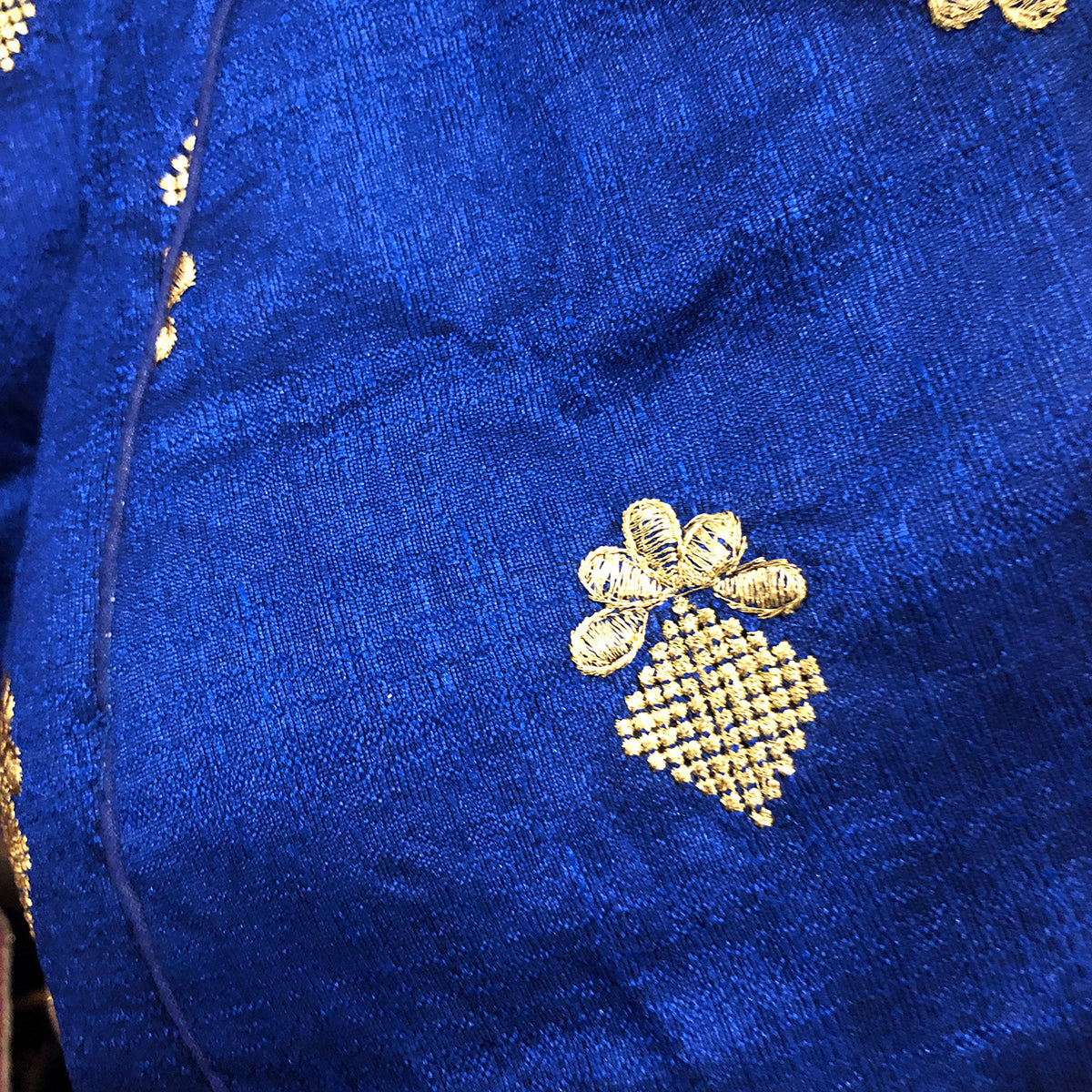 IE Gold Buti Choli Blouse - Vintage India NYC