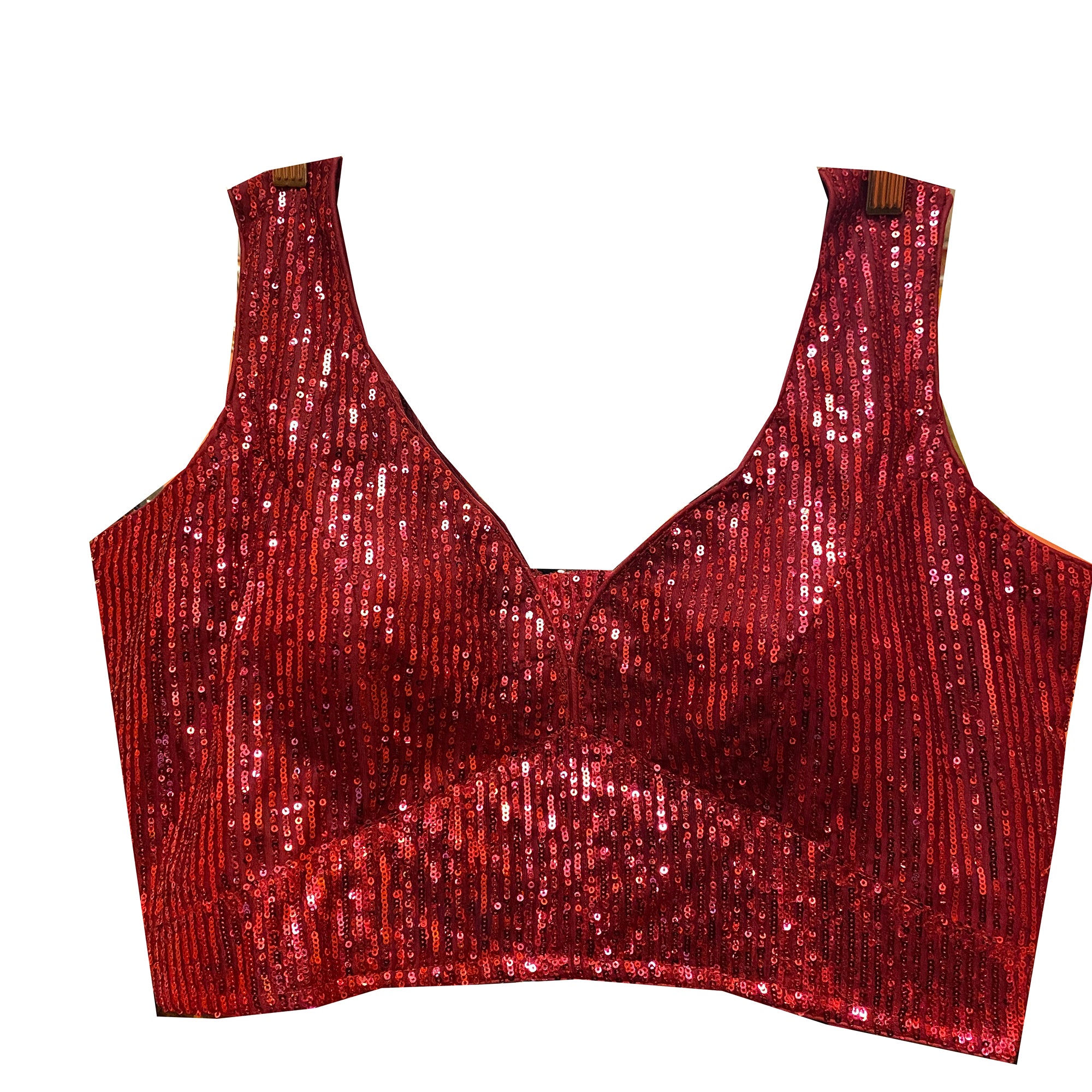 Sequin Choli Blouses-10 Colors - Vintage India NYC
