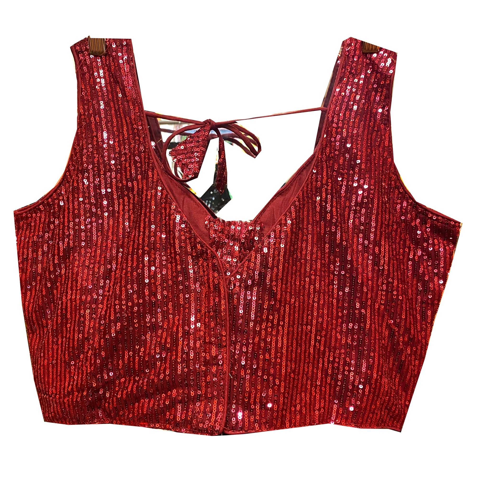 Sequin Choli Blouses-10 Colors - Vintage India NYC