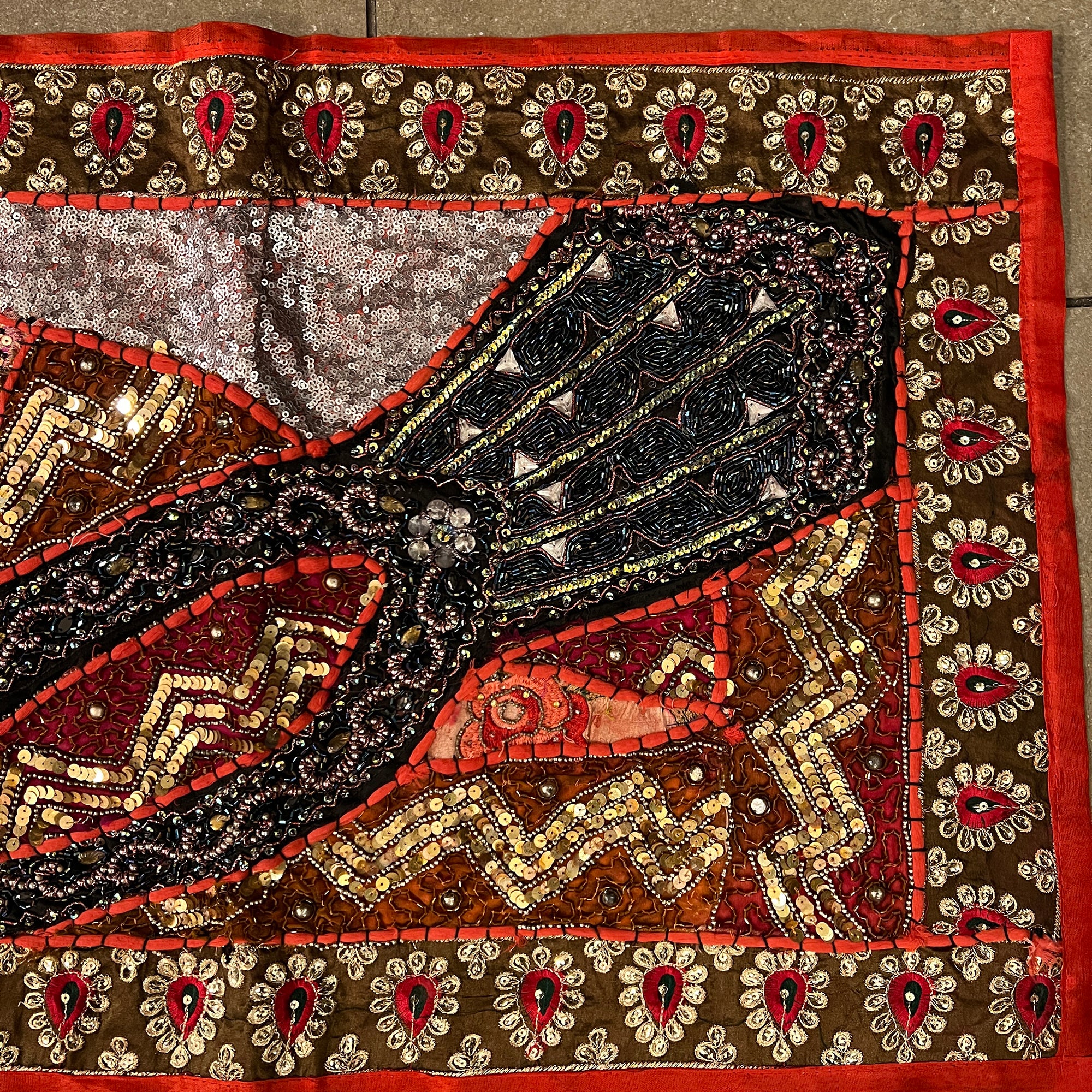 Handmade Embroidered Jeweled Runners-10 Styles - Vintage India NYC