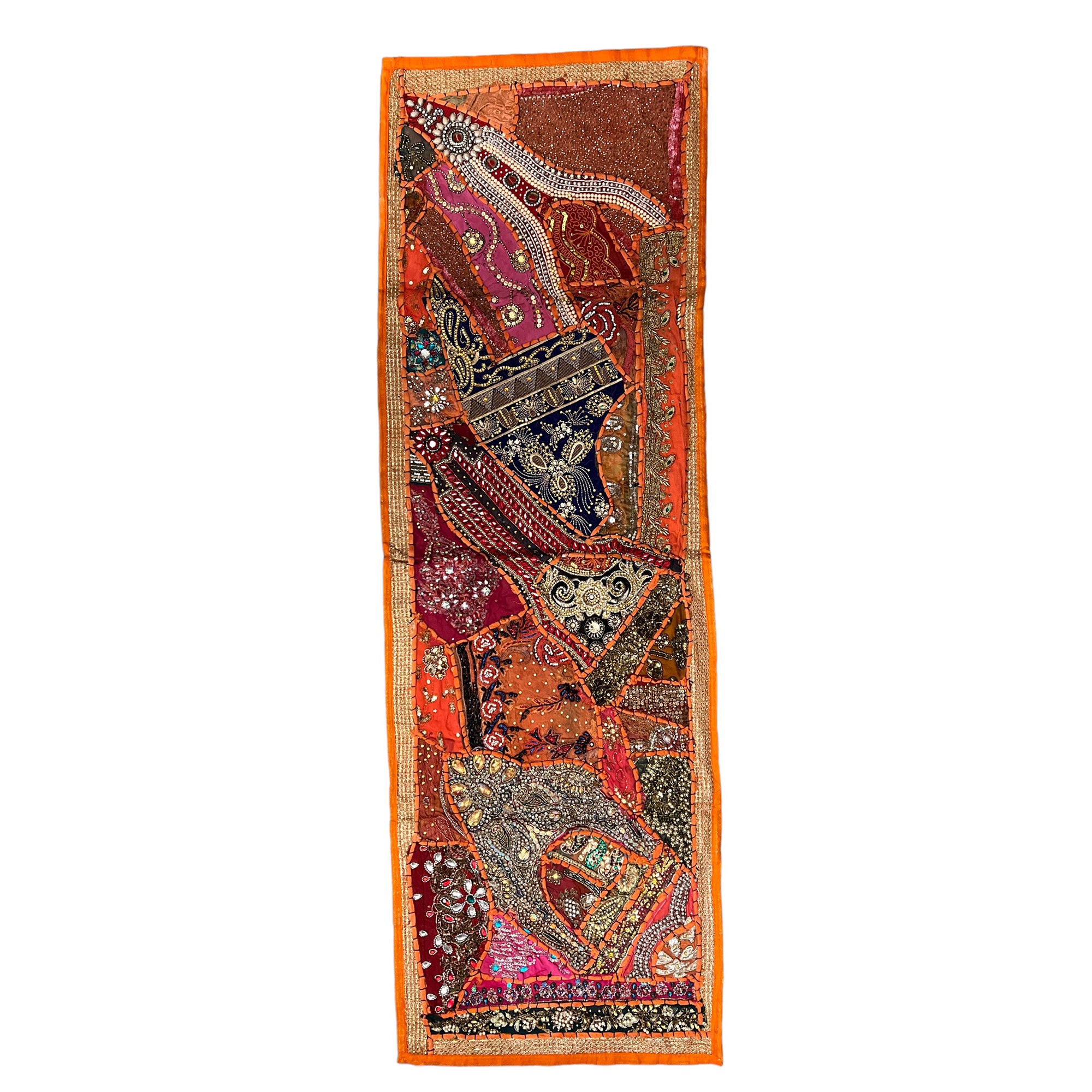 Handmade Embroidered Jeweled Runners-10 Styles - Vintage India NYC