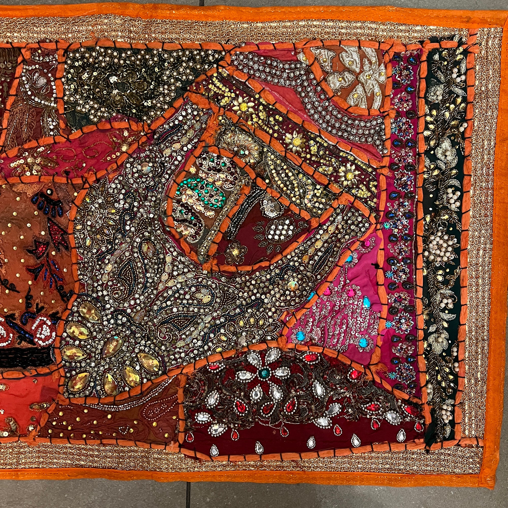 Handmade Embroidered Jeweled Runners-10 Styles - Vintage India NYC