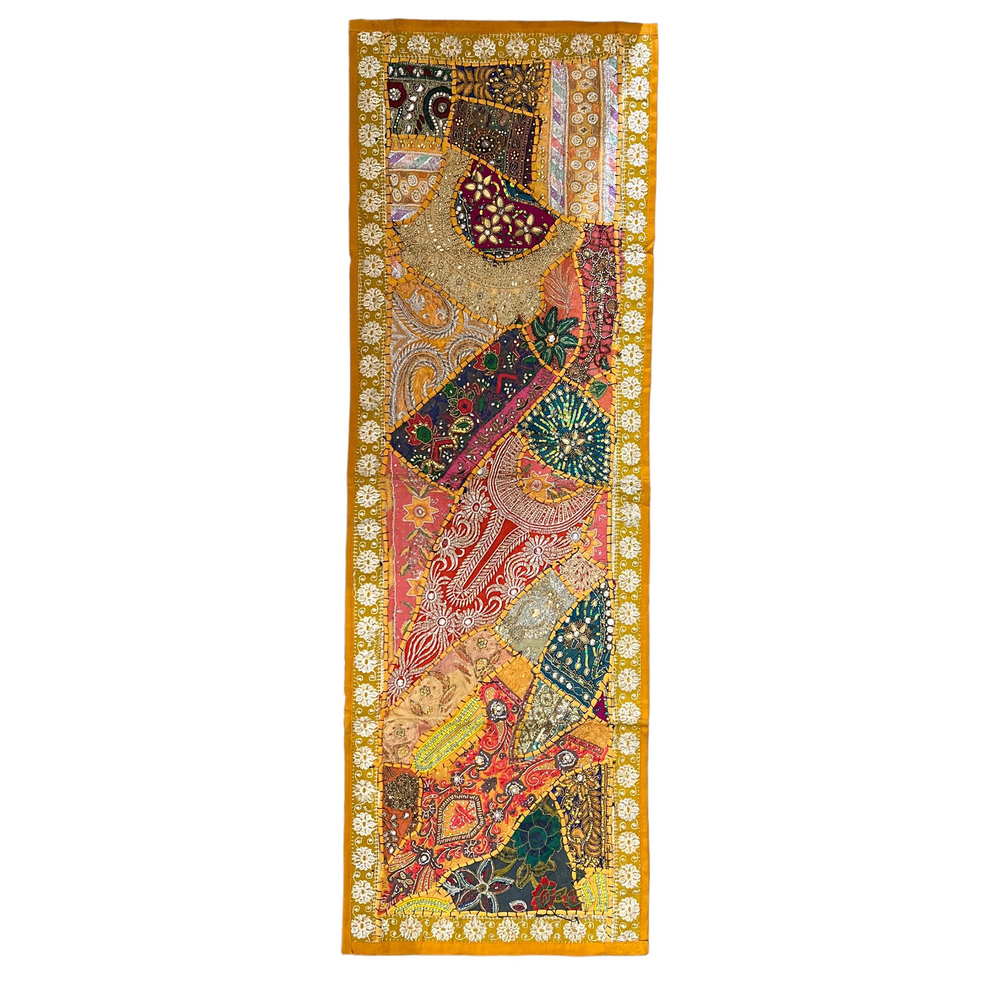 Handmade Embroidered Jeweled Runners-10 Styles - Vintage India NYC