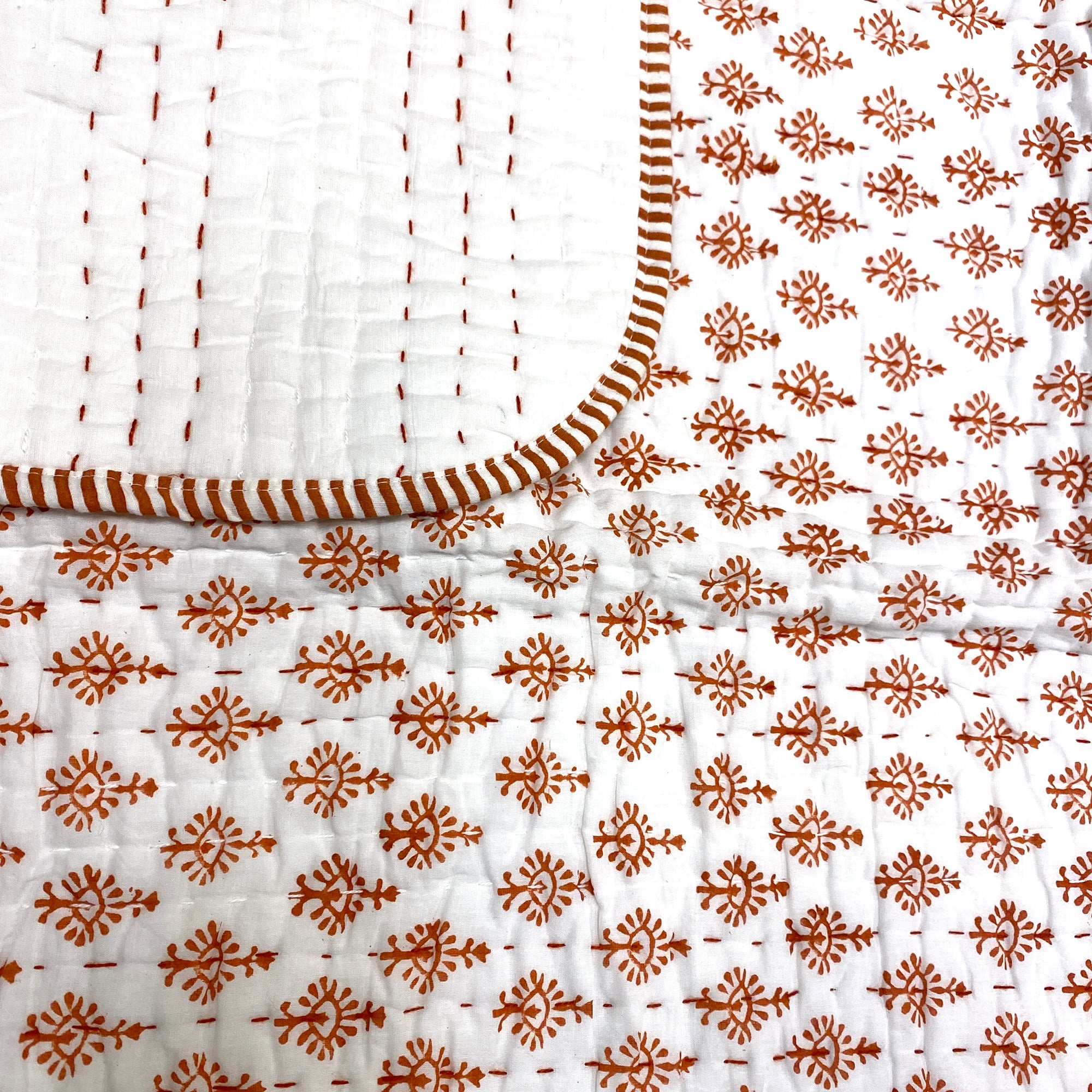 Blockprint Reversible Baby Blankets-3 Styles - Vintage India NYC