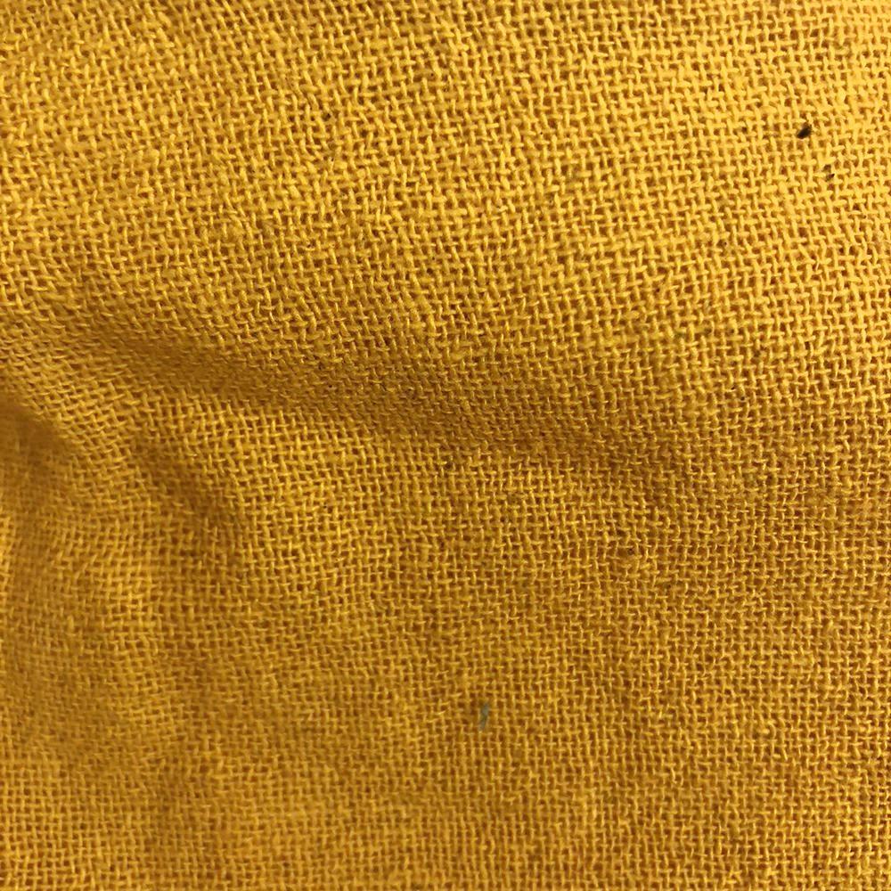 Organic cotton kurta saffron - Vintage India NYC