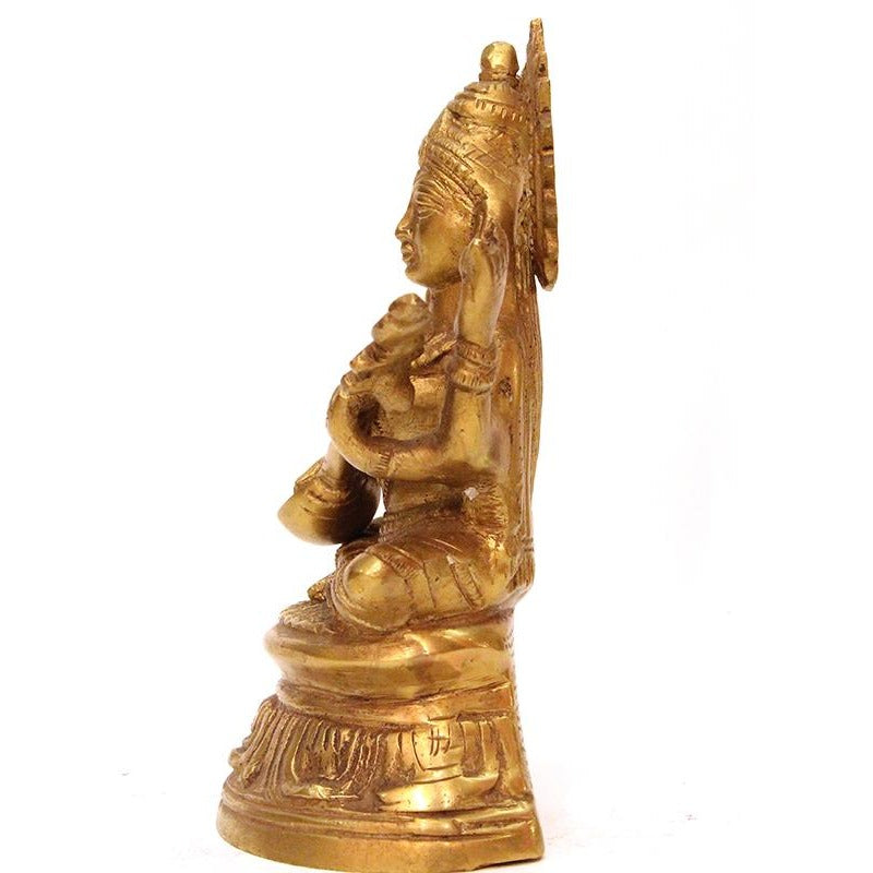 AK Saraswati sitting lg - Vintage India NYC