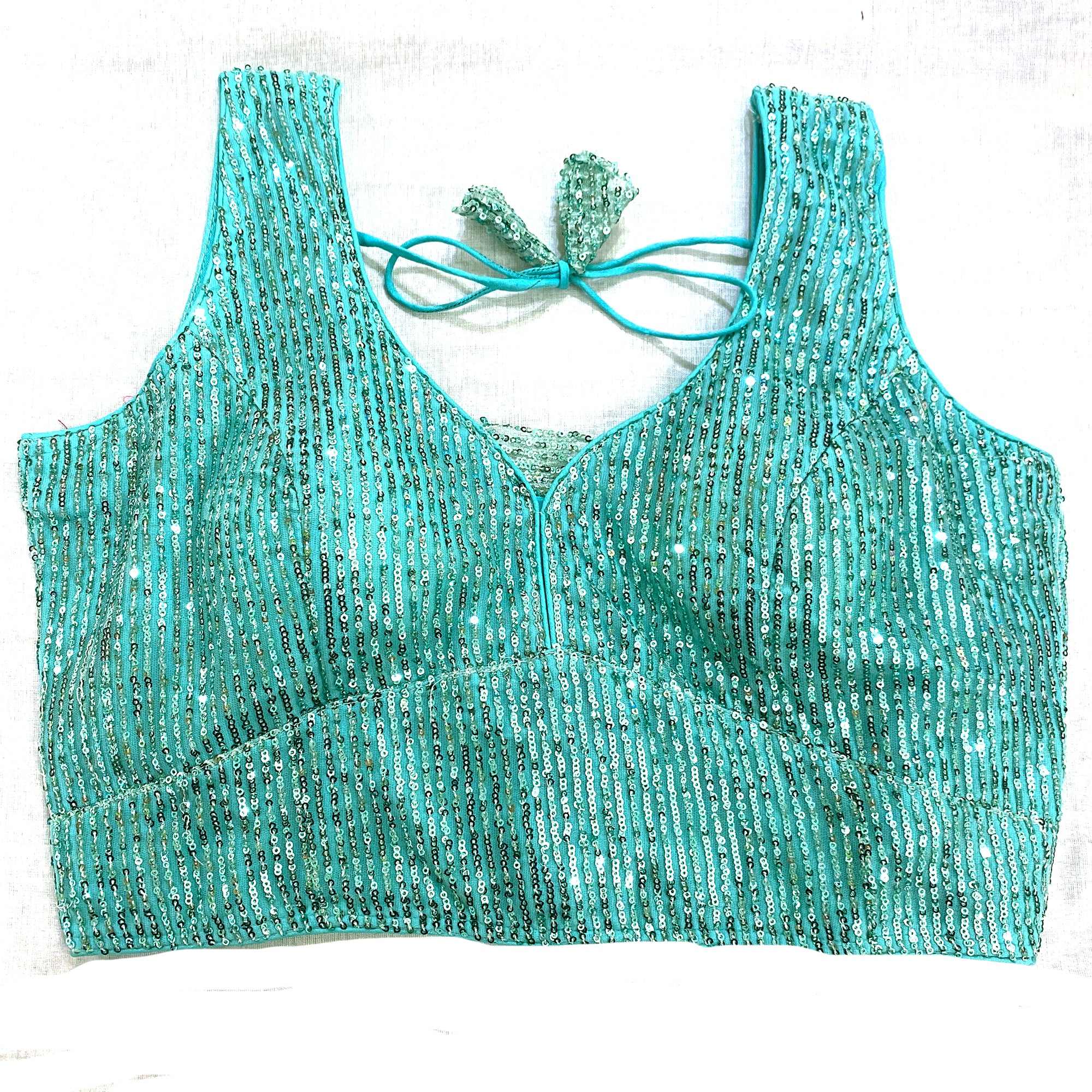Sequin Choli Blouses-10 Colors - Vintage India NYC