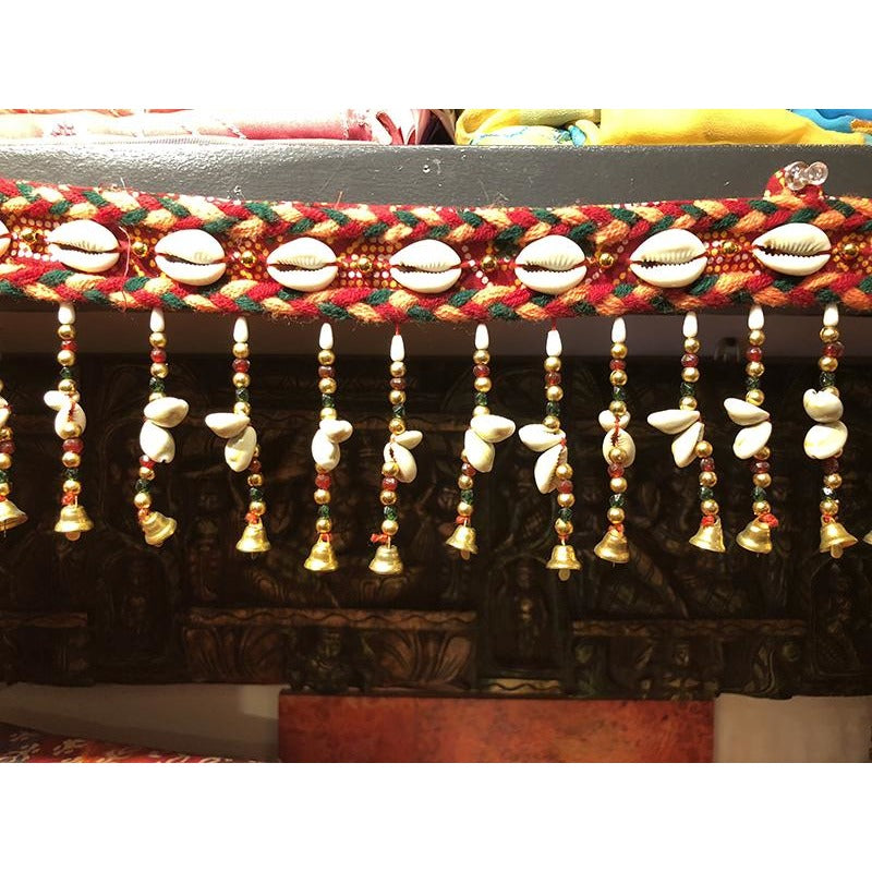 AE Shell Wall Hanging/Toran - Vintage India NYC