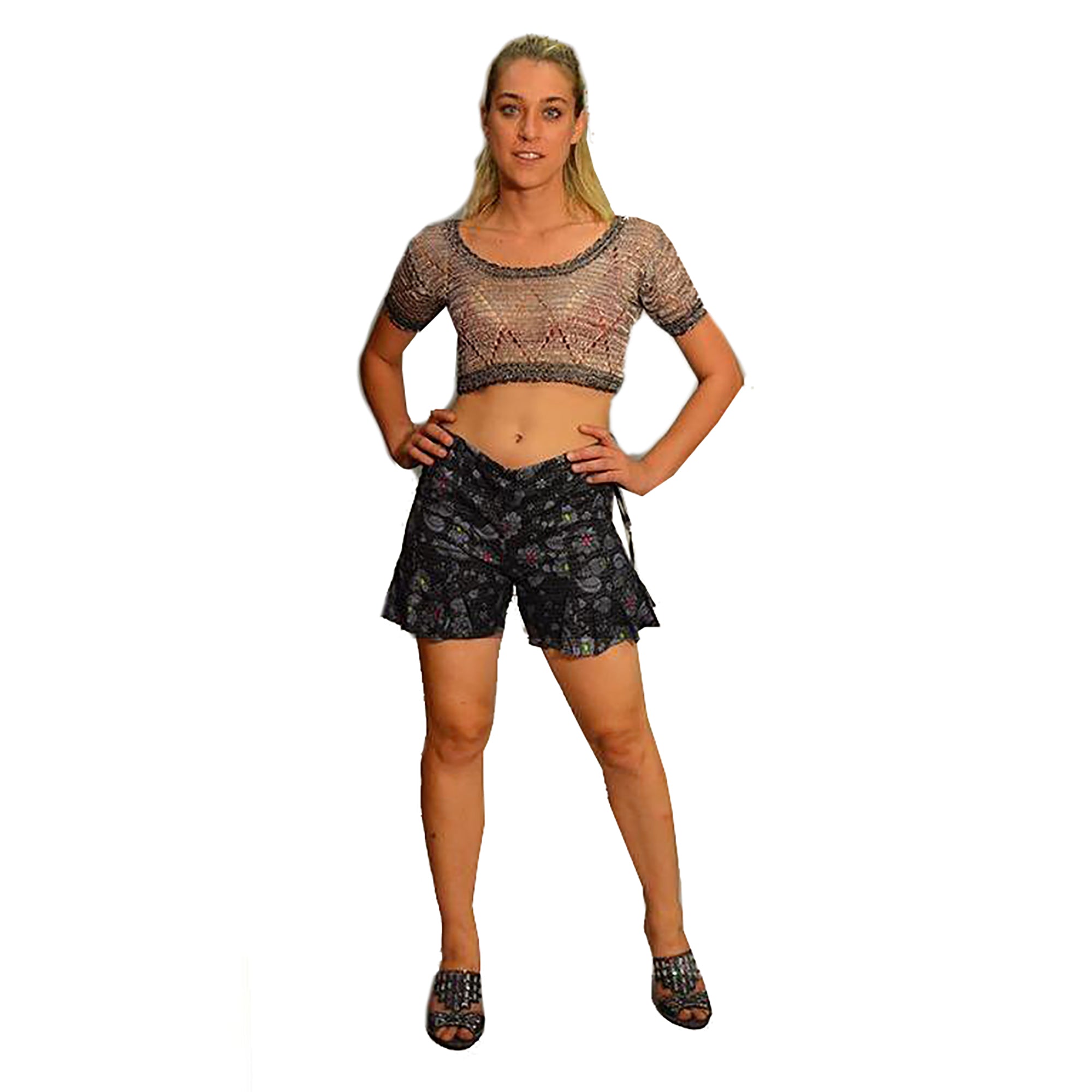 Cotton print shorts - Vintage India NYC