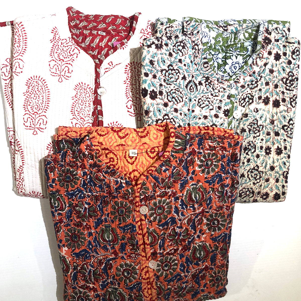 VR Short Quilted Coats-XXL - Vintage India NYC