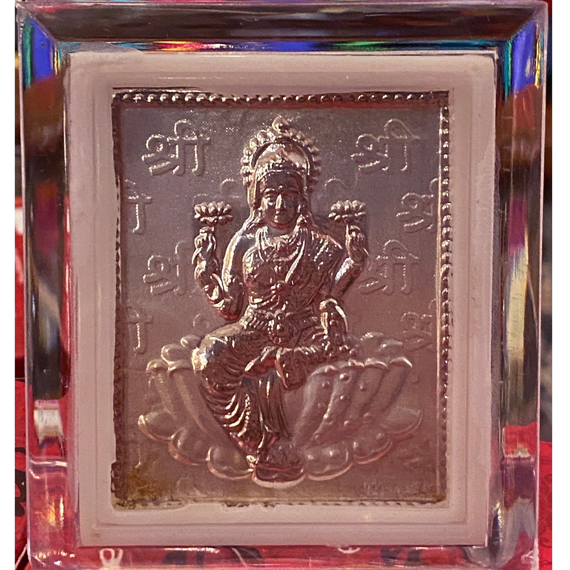 Hindu God & Goddess Religious Silver Frames AUJ Silver (.999) 31 - Vintage India NYC