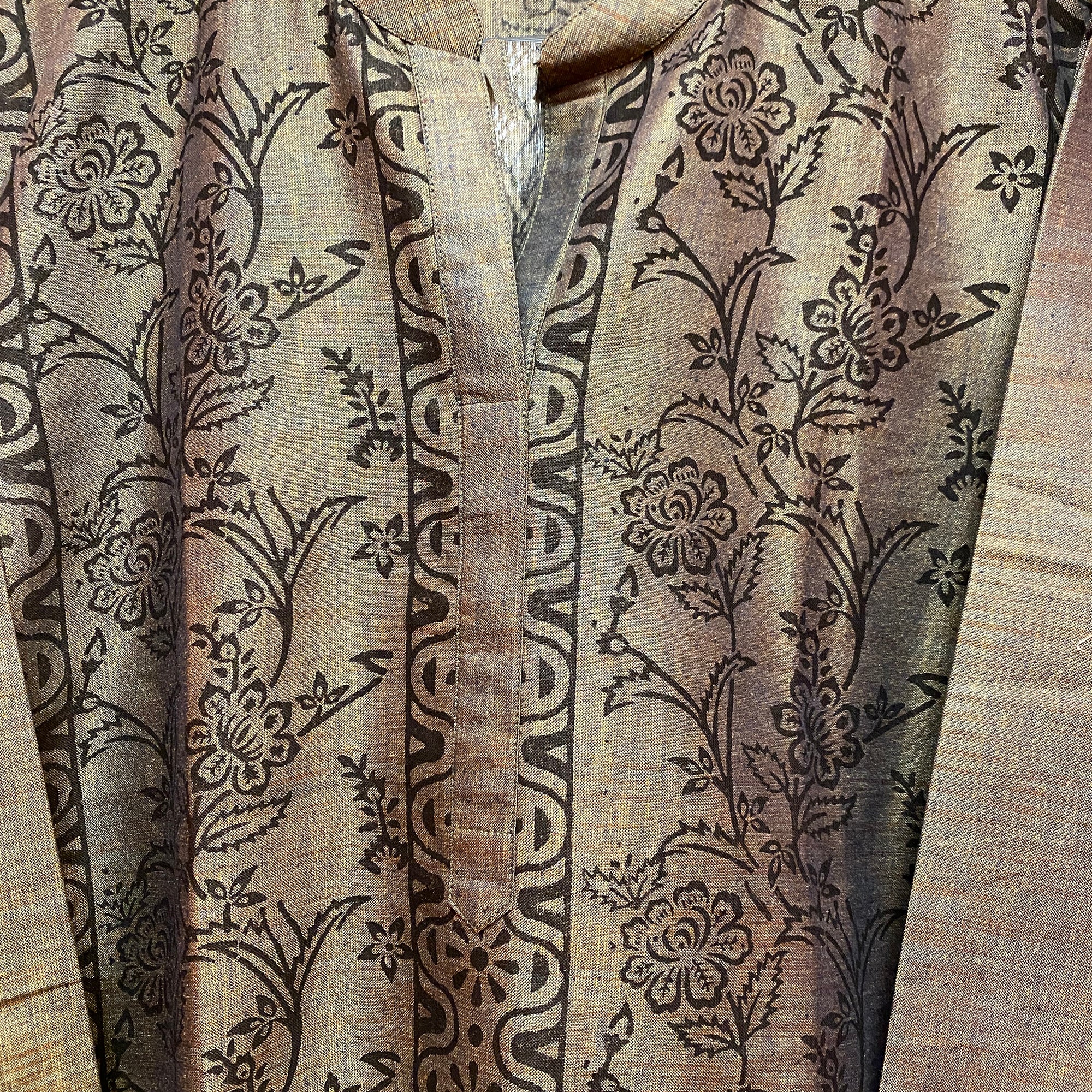 Printed Kurta Top Size 44-5 Styles - Vintage India NYC