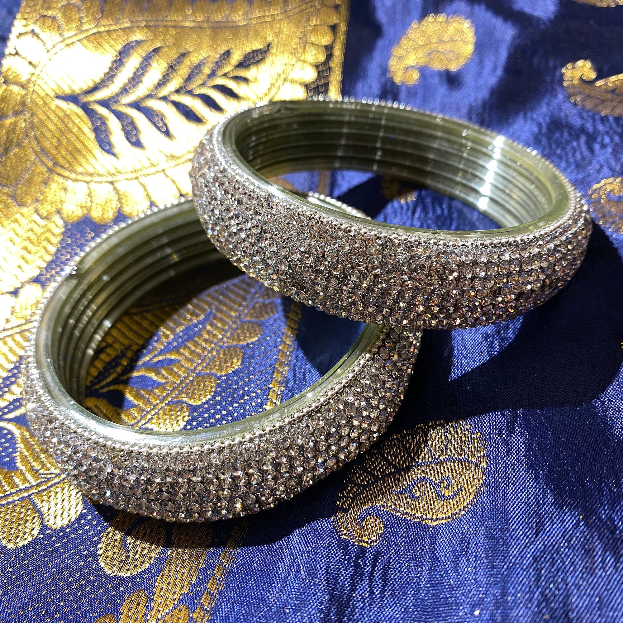 Thick Glass Bangles - Vintage India NYC