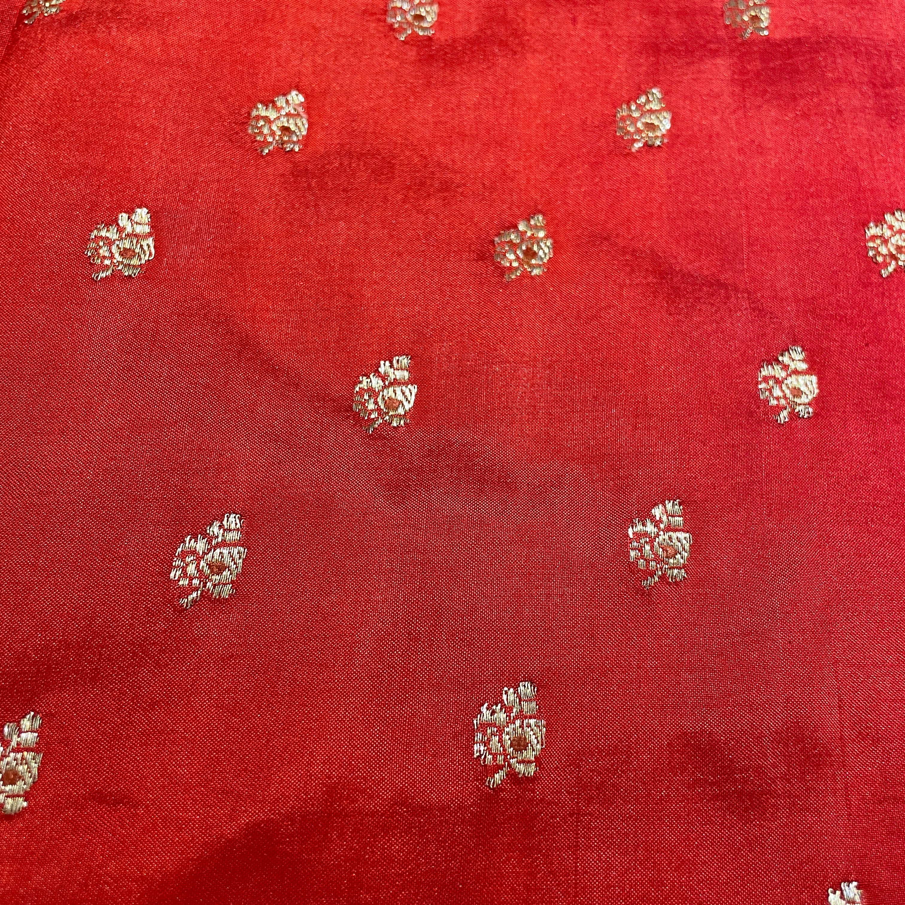 Vintage Banarasi Saree w Blouse Piece-807 - Vintage India NYC