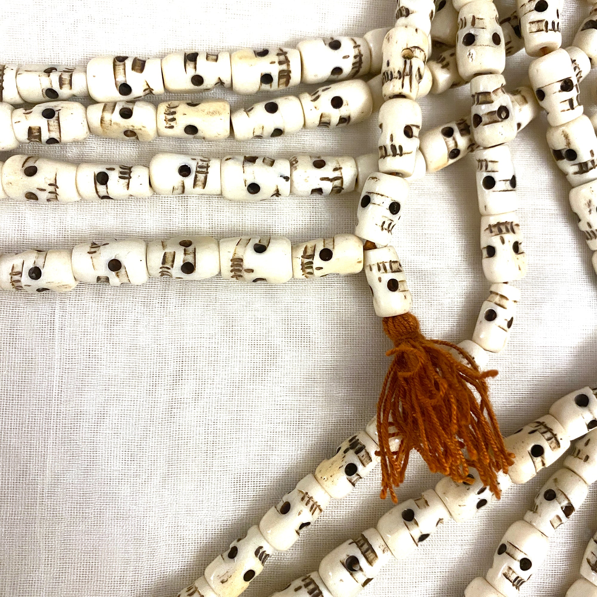 Skull Mala - Vintage India NYC