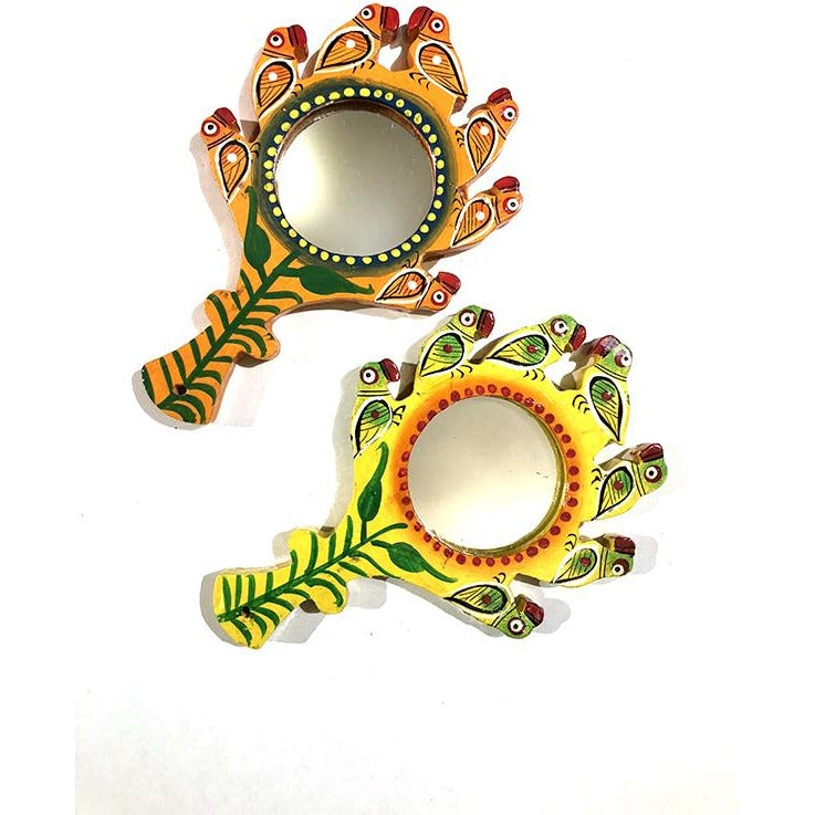 AE Wooden Mirror sm - Vintage India NYC