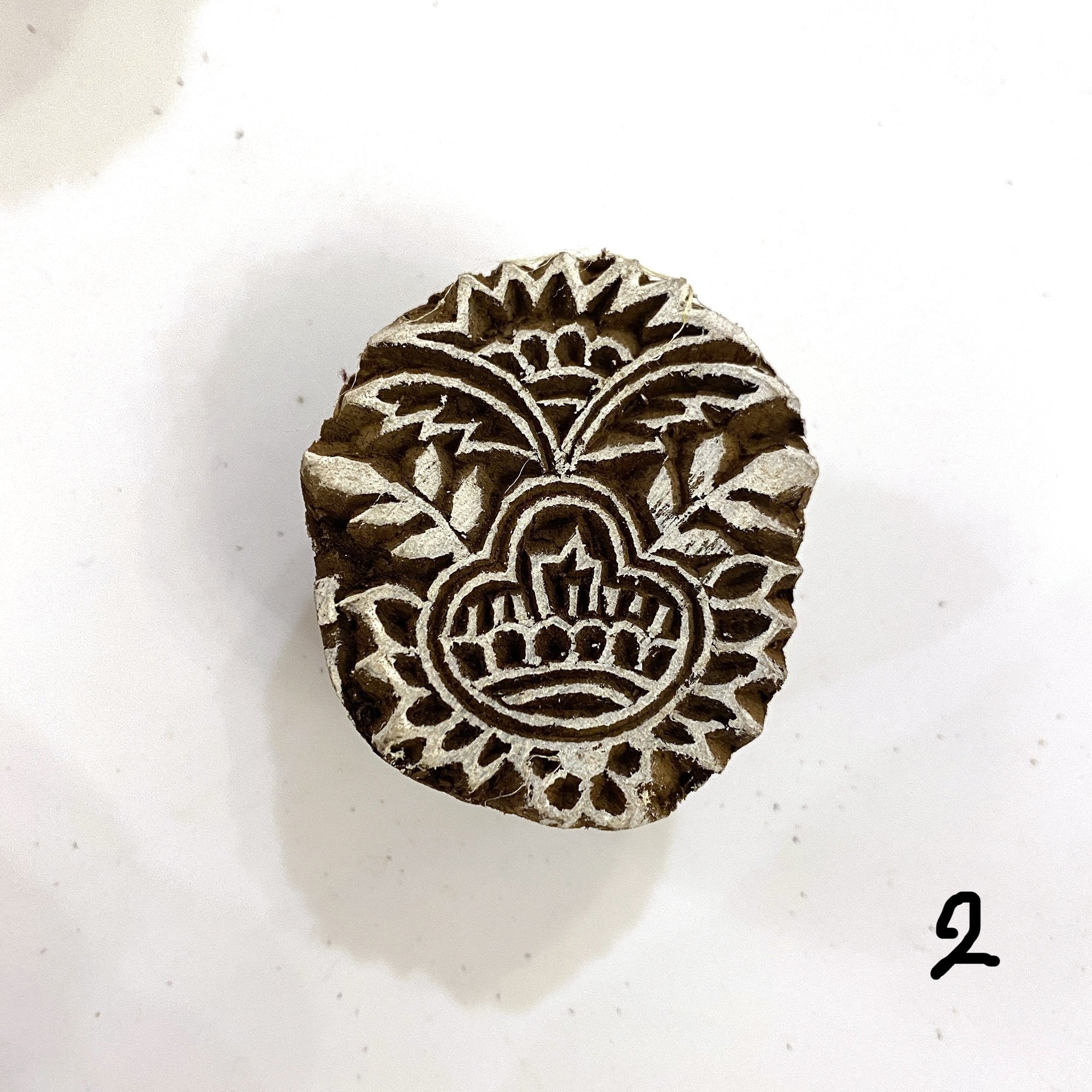 Small Decorative Wood Blocks for Blockprinting-14 styles - Vintage India NYC