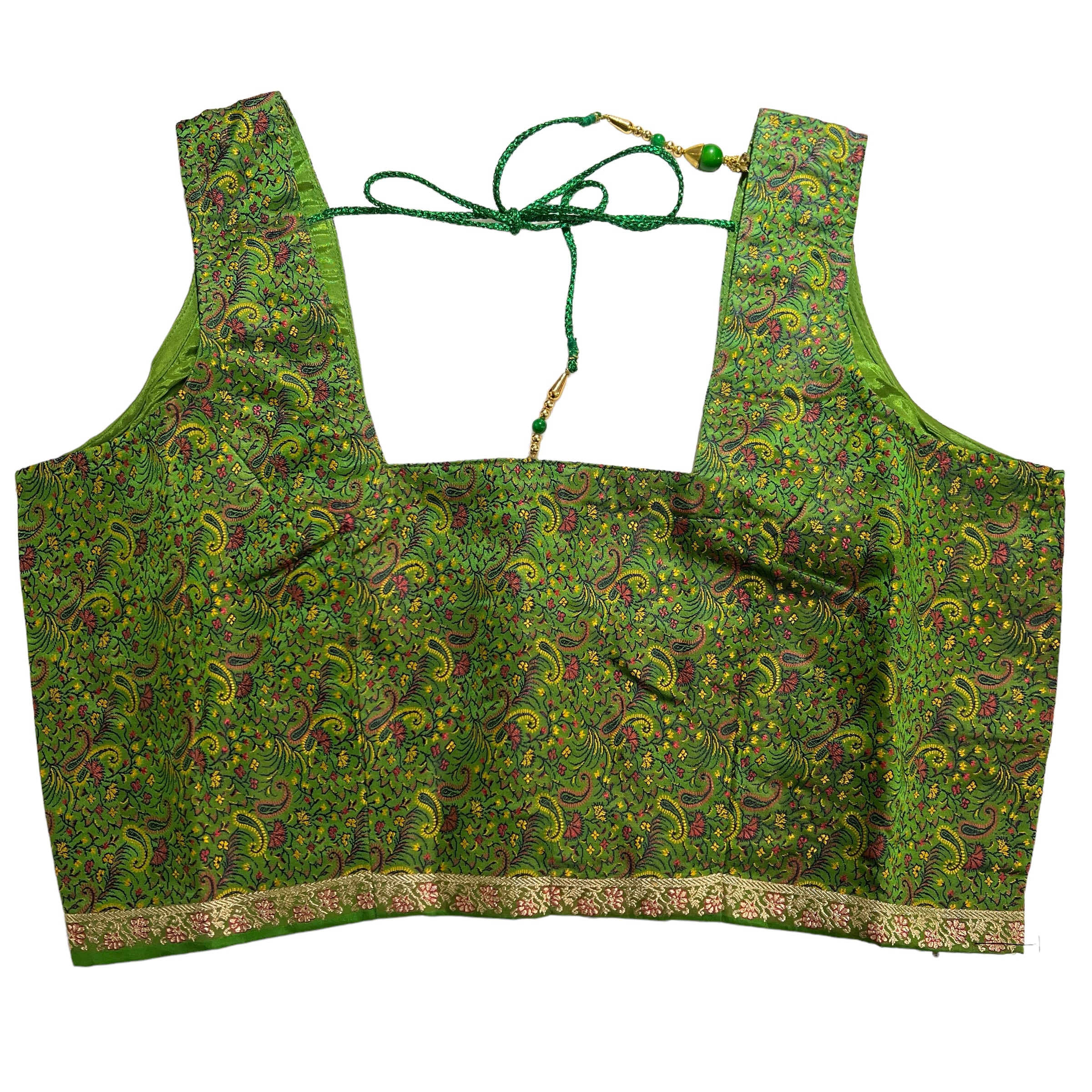 Brocade Saree Blouses-Size 42 - Vintage India NYC