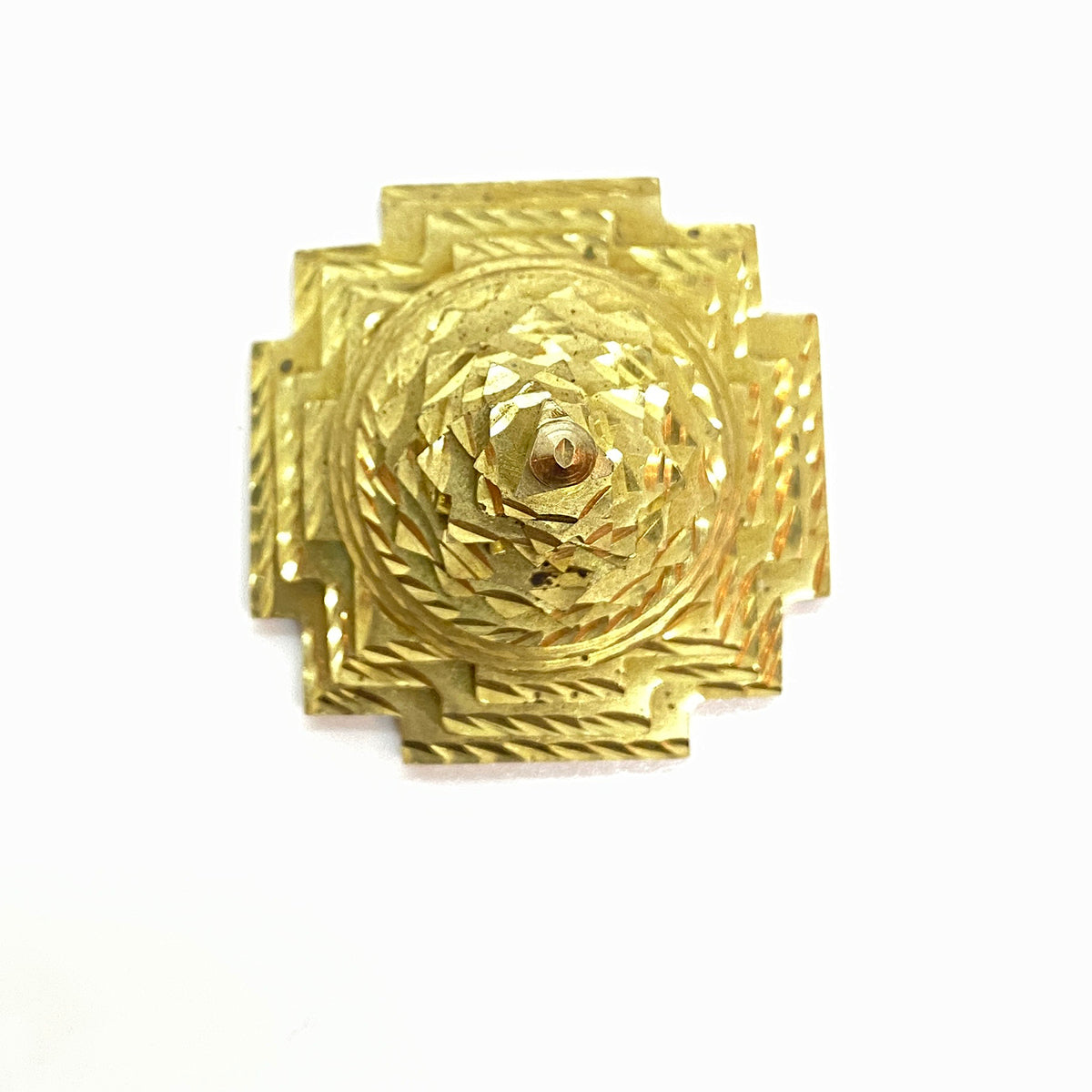 GM Brass Sri Yantra - Vintage India NYC