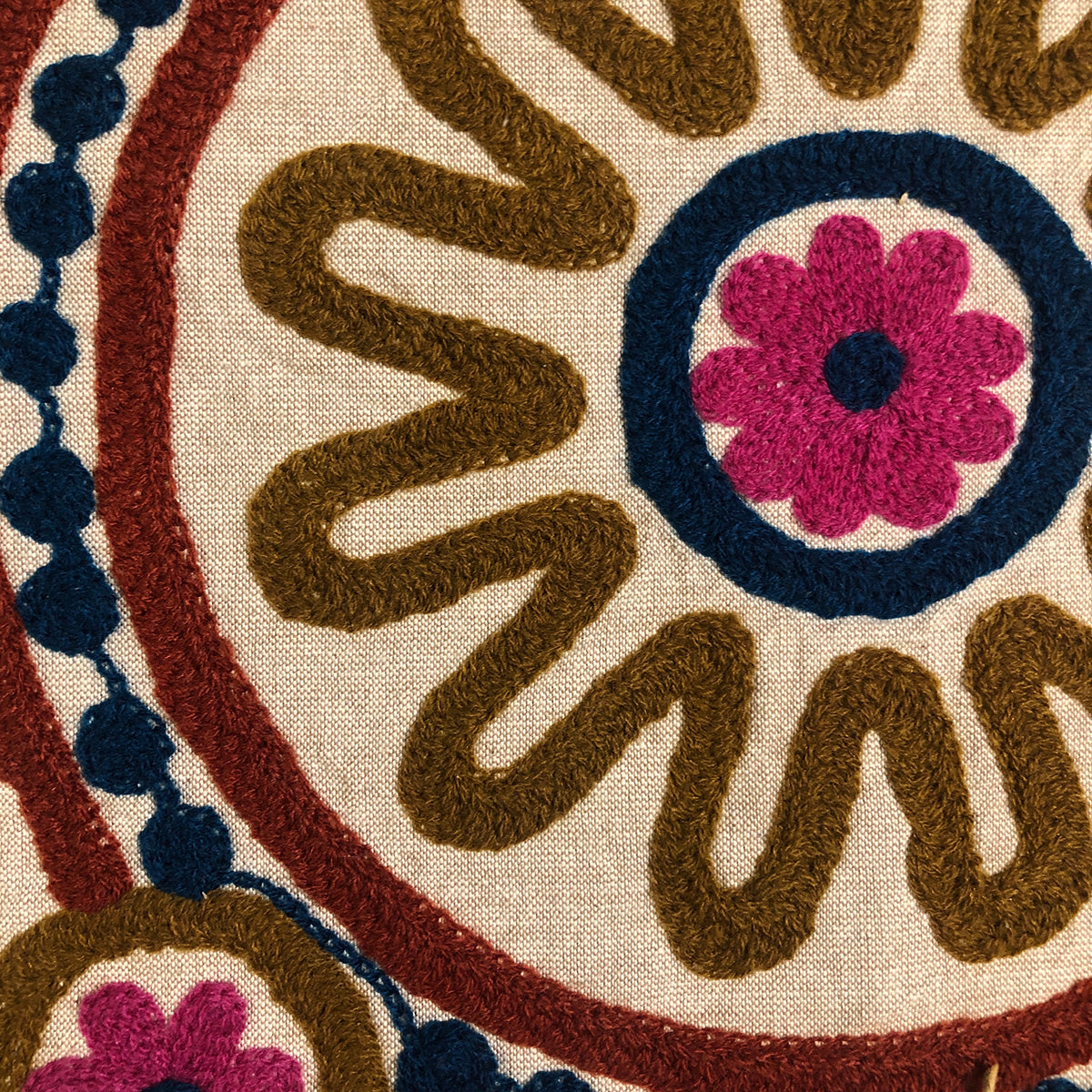JM Suzani Embroidered Pillow Covers - Vintage India NYC