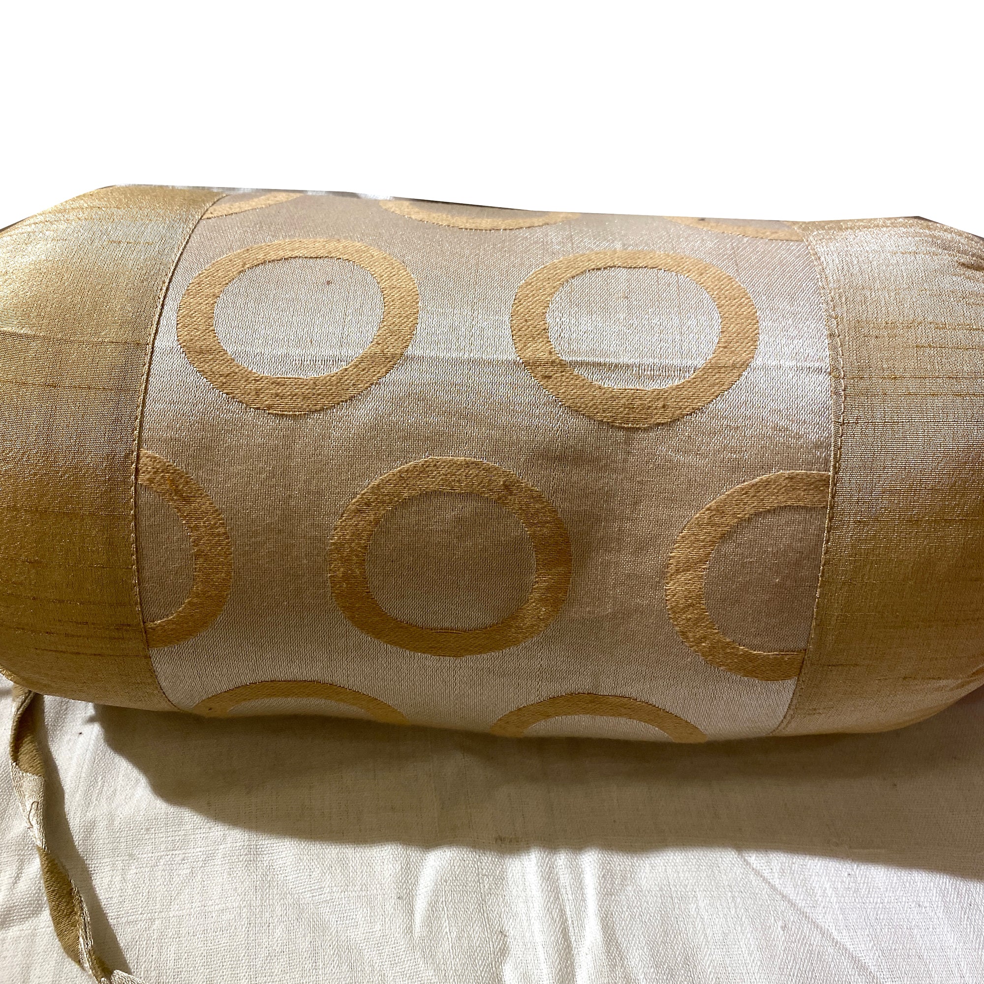 Small Bolster Pillows w/ Insert - Vintage India NYC