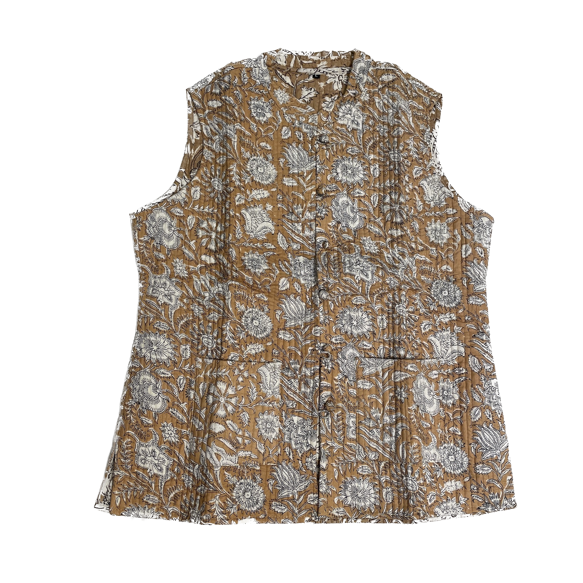 Reversible Quilted Vest-Size 40 - Vintage India NYC