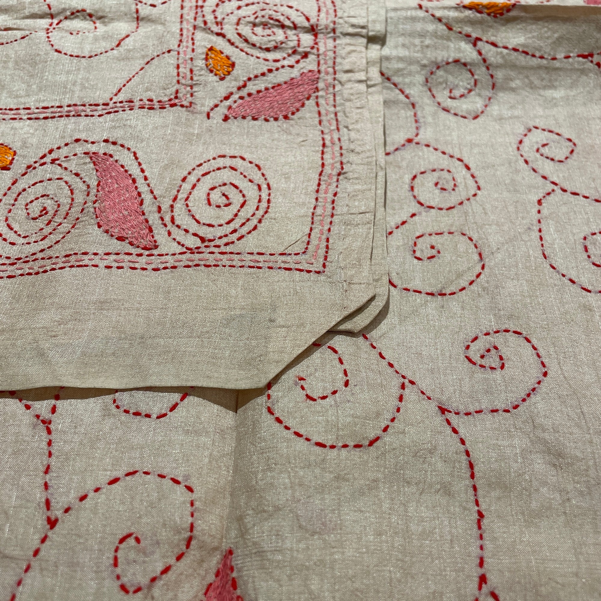 Fine Silk Kantha Scarves-Various - Vintage India NYC
