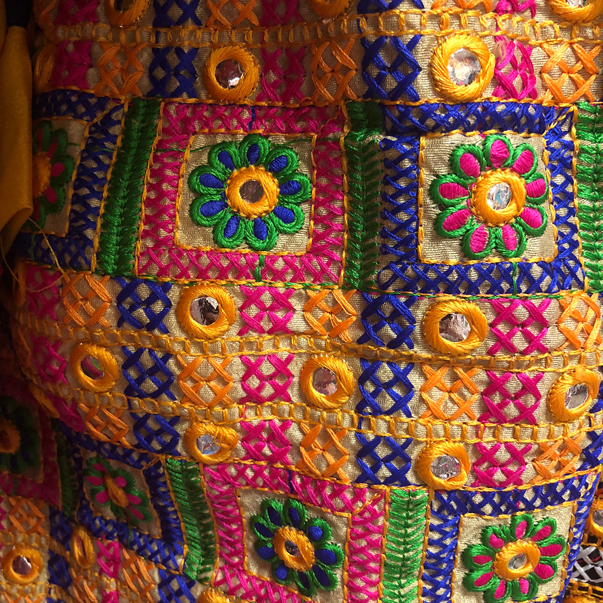 IE Mirrorwork Choli Blouse - Vintage India NYC