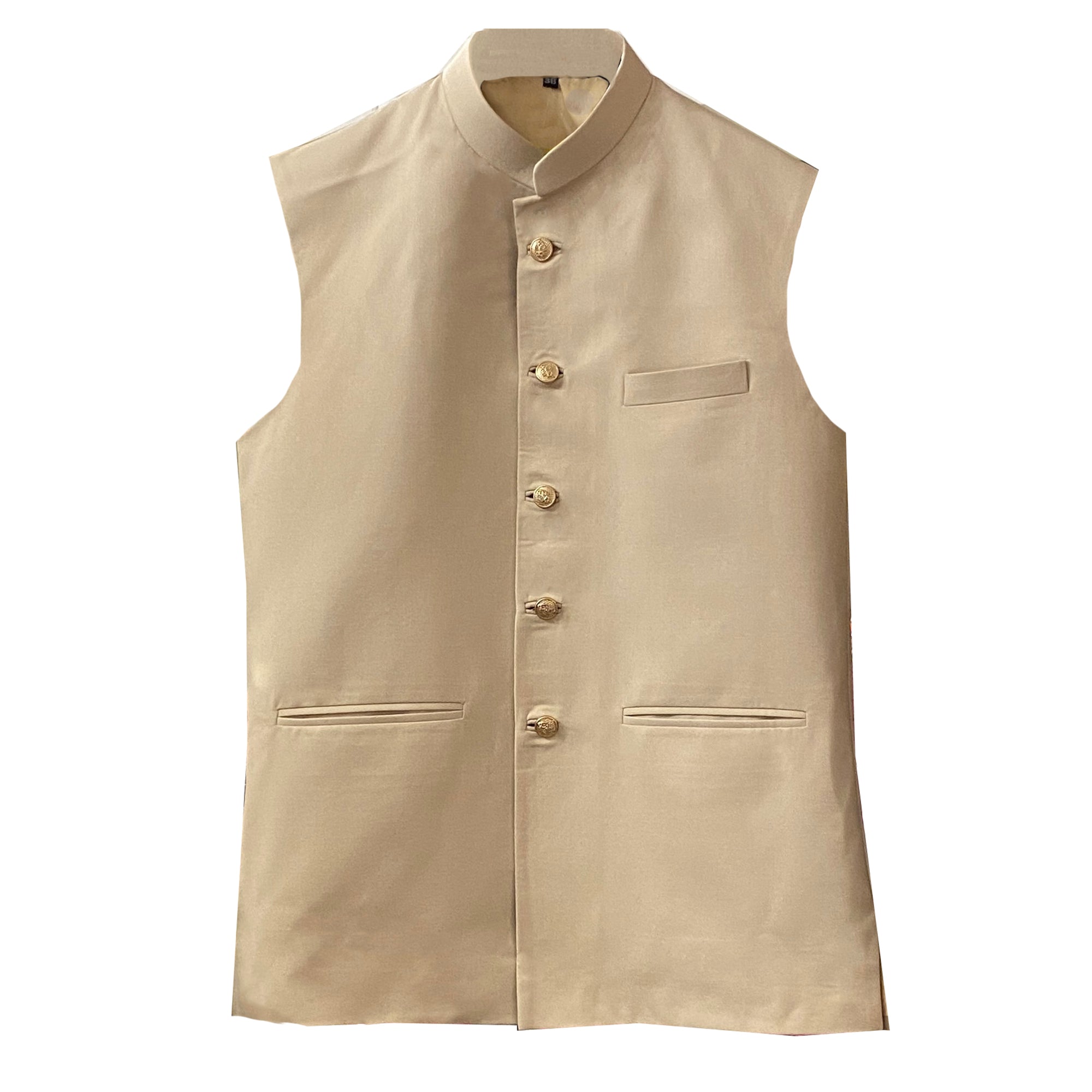 Plain Nehru Vest-3 Colors - Vintage India NYC