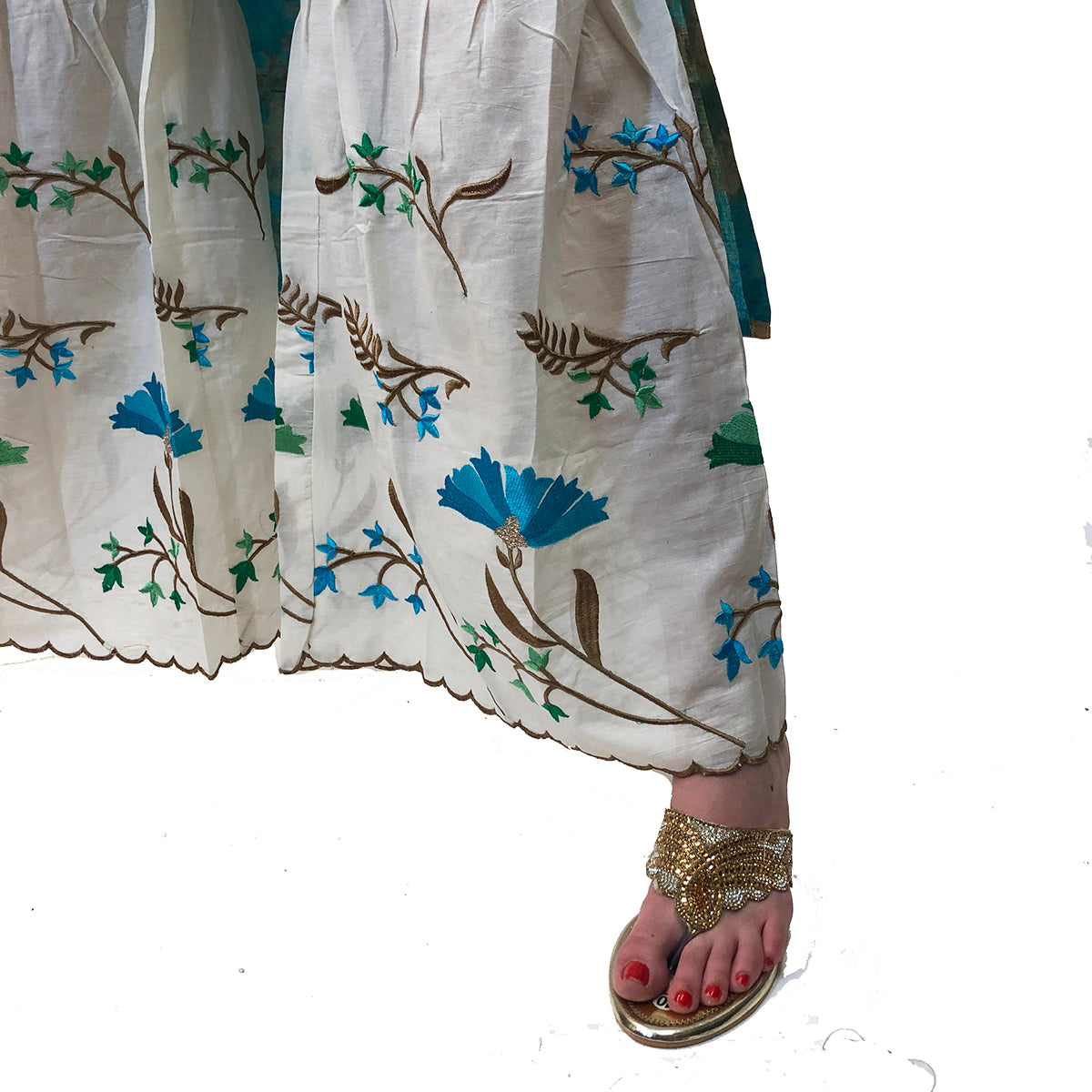 SH Tie Dye Kurta Sharara-4 colors - Vintage India NYC