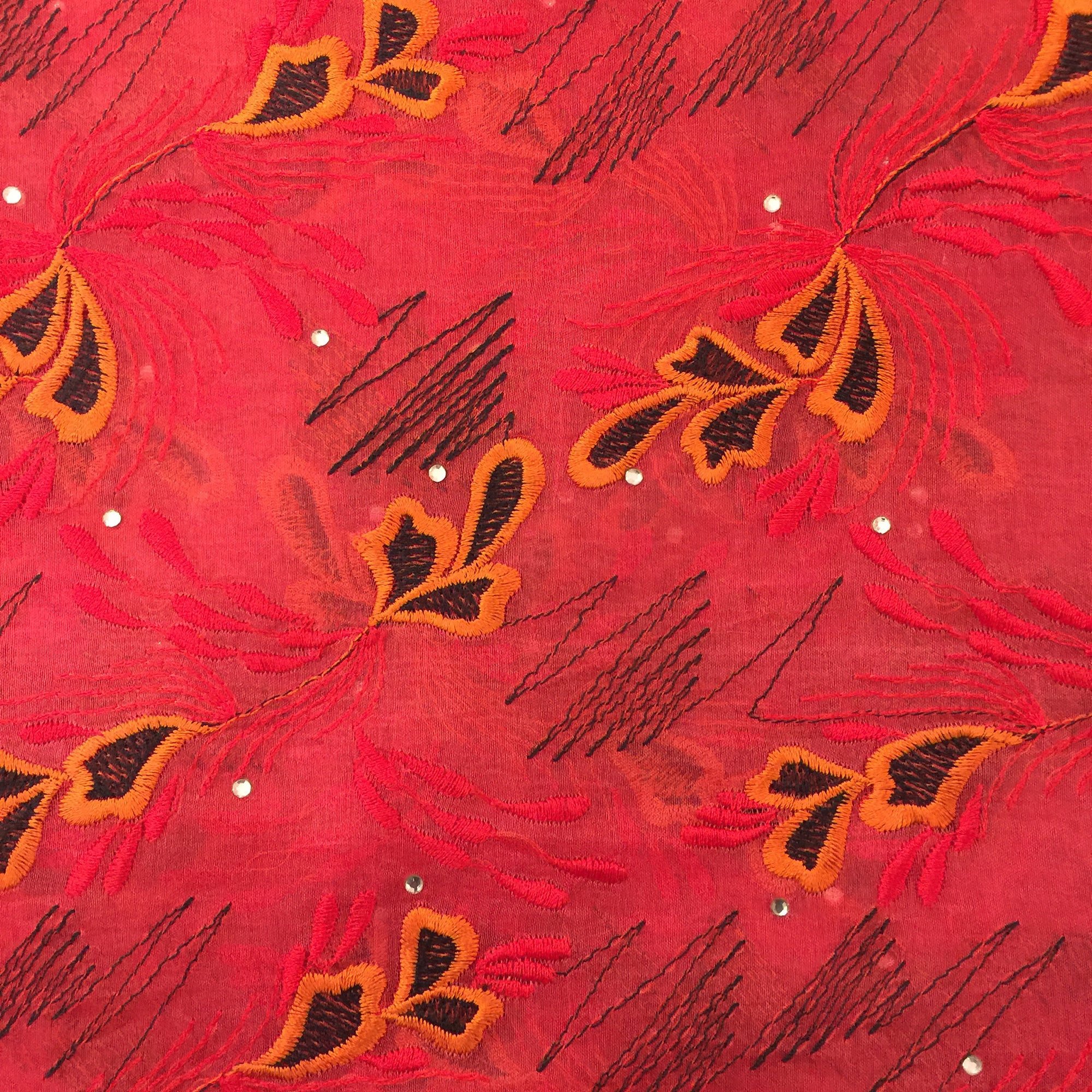 Single Curtains-Reds - Vintage India NYC