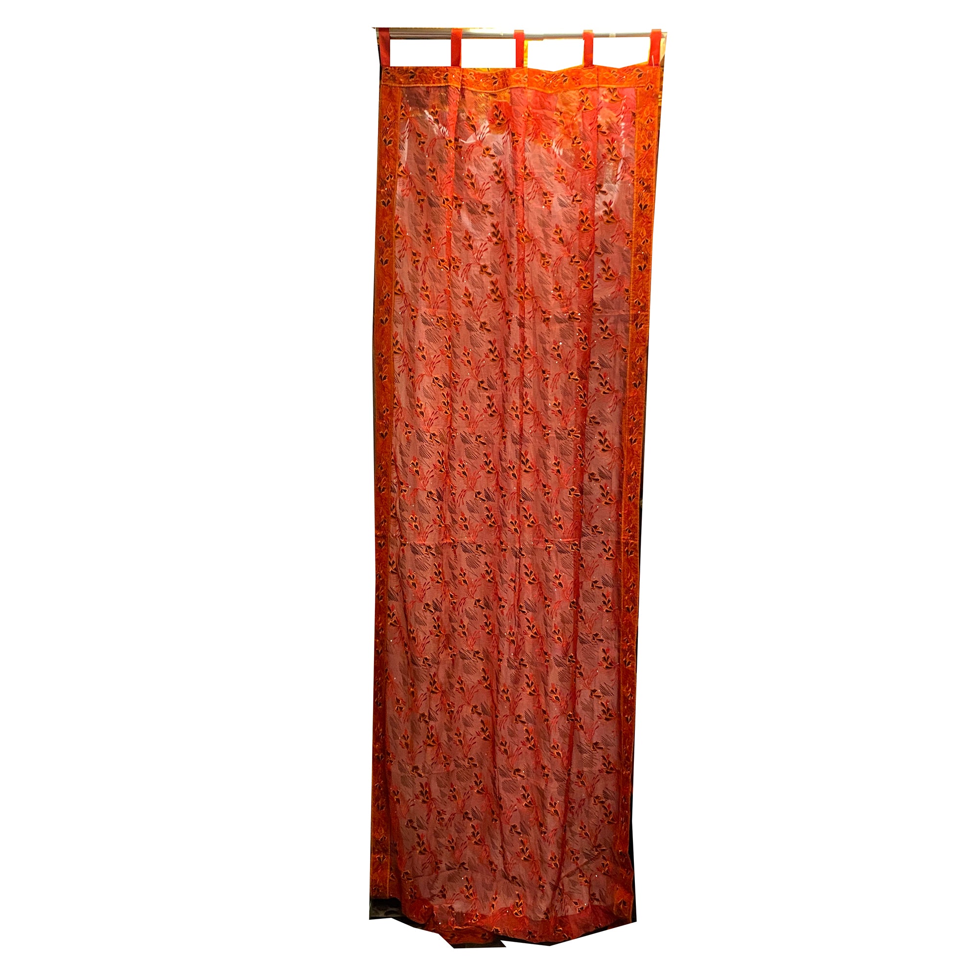 Single Curtains-Reds - Vintage India NYC
