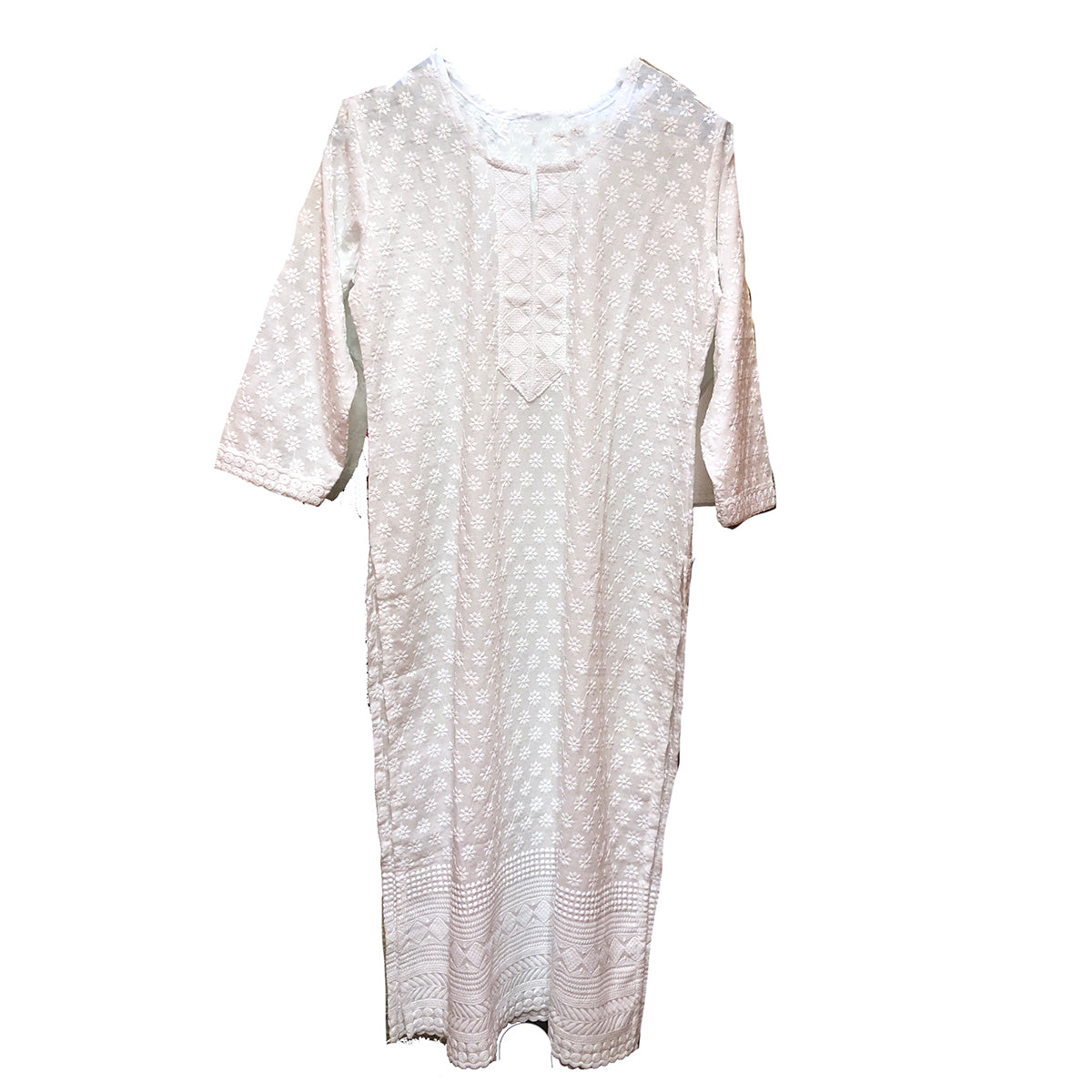 IE White Kurta 1 - Vintage India NYC