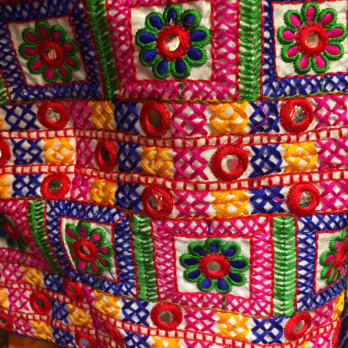 IE Mirrorwork Choli Blouse - Vintage India NYC