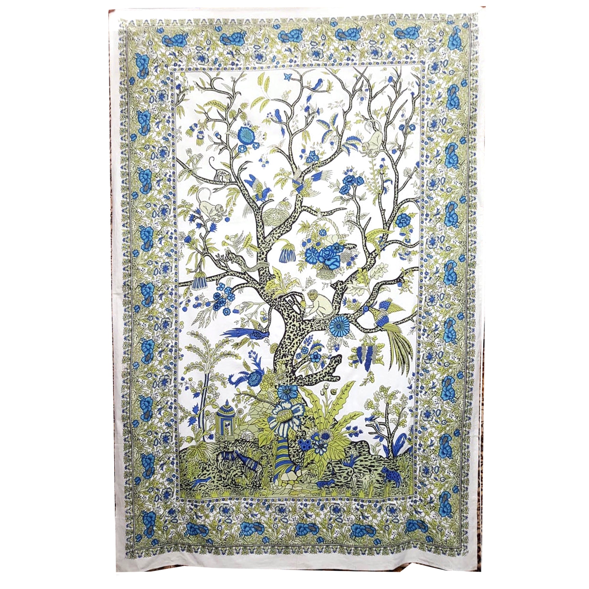 LH Tree of Life Bedcovers/Tablecloth-3 Colors - Vintage India NYC