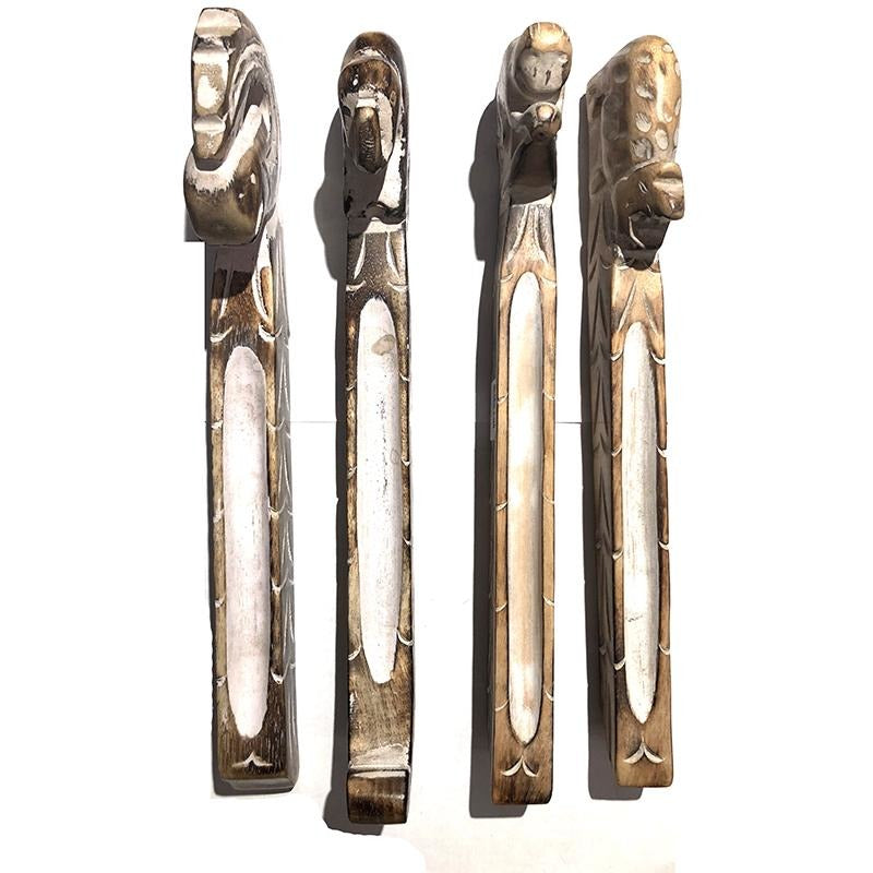 OS Wooden Animal Incense Holder - Vintage India NYC