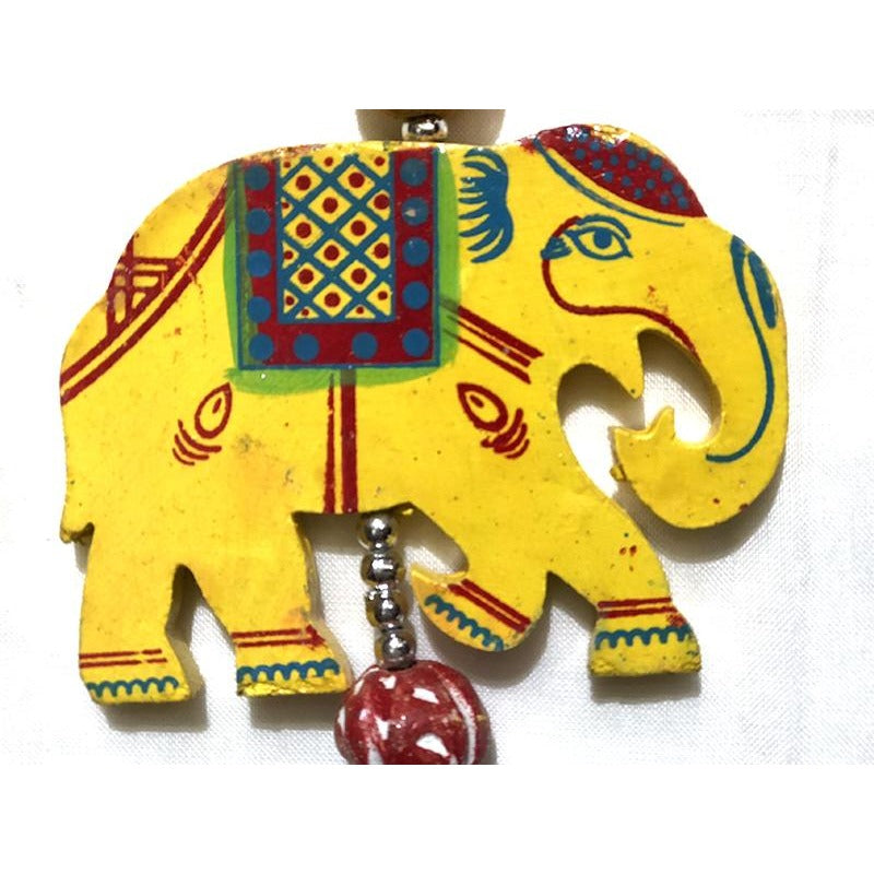 AE Wooden Animal 3 Hanging - Vintage India NYC