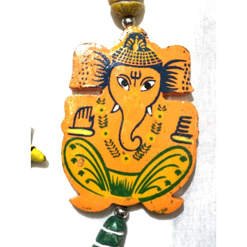 AE Wooden Animal 3 Hanging - Vintage India NYC