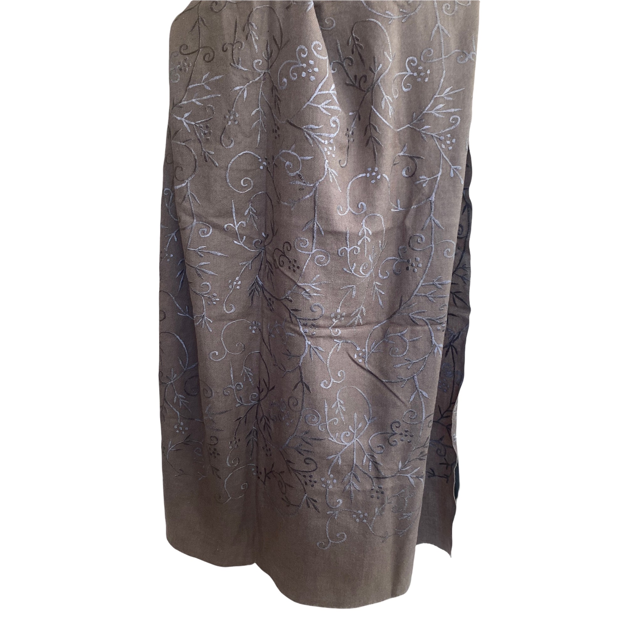 Vintage Wool Shawl-544 - Vintage India NYC