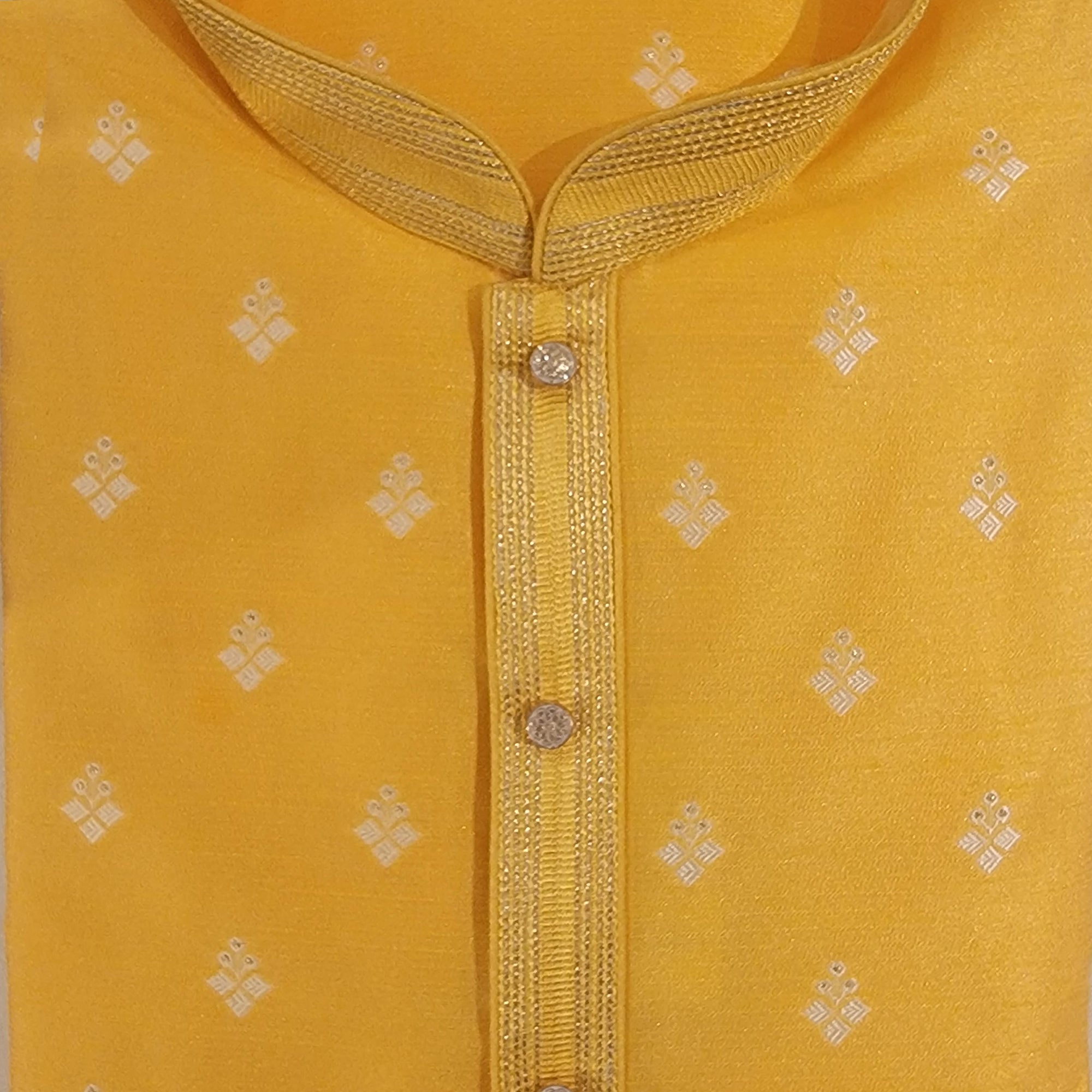 YD Mango Brocade Kurta Set - Vintage India NYC