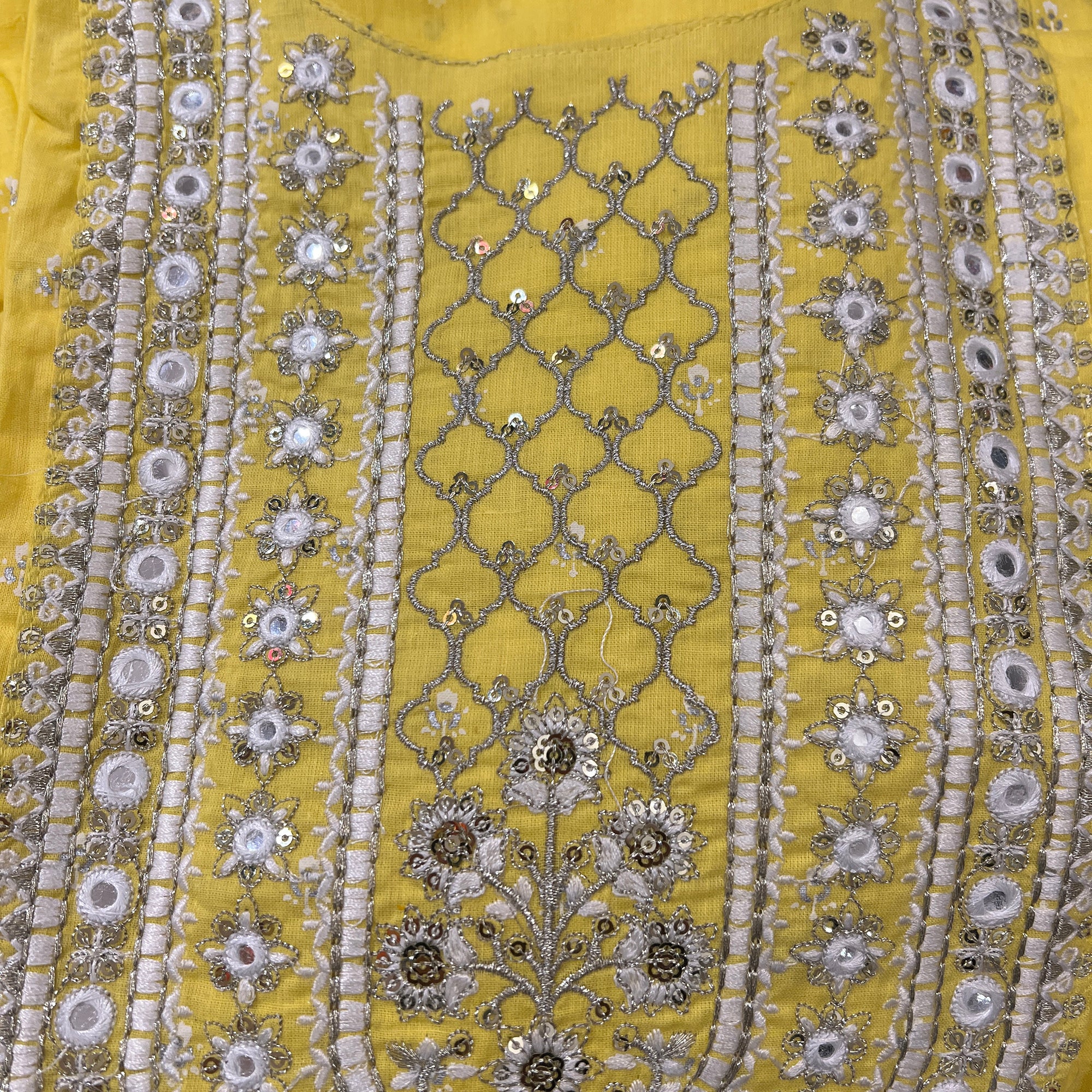 Yellow Kurta Set - Vintage India NYC
