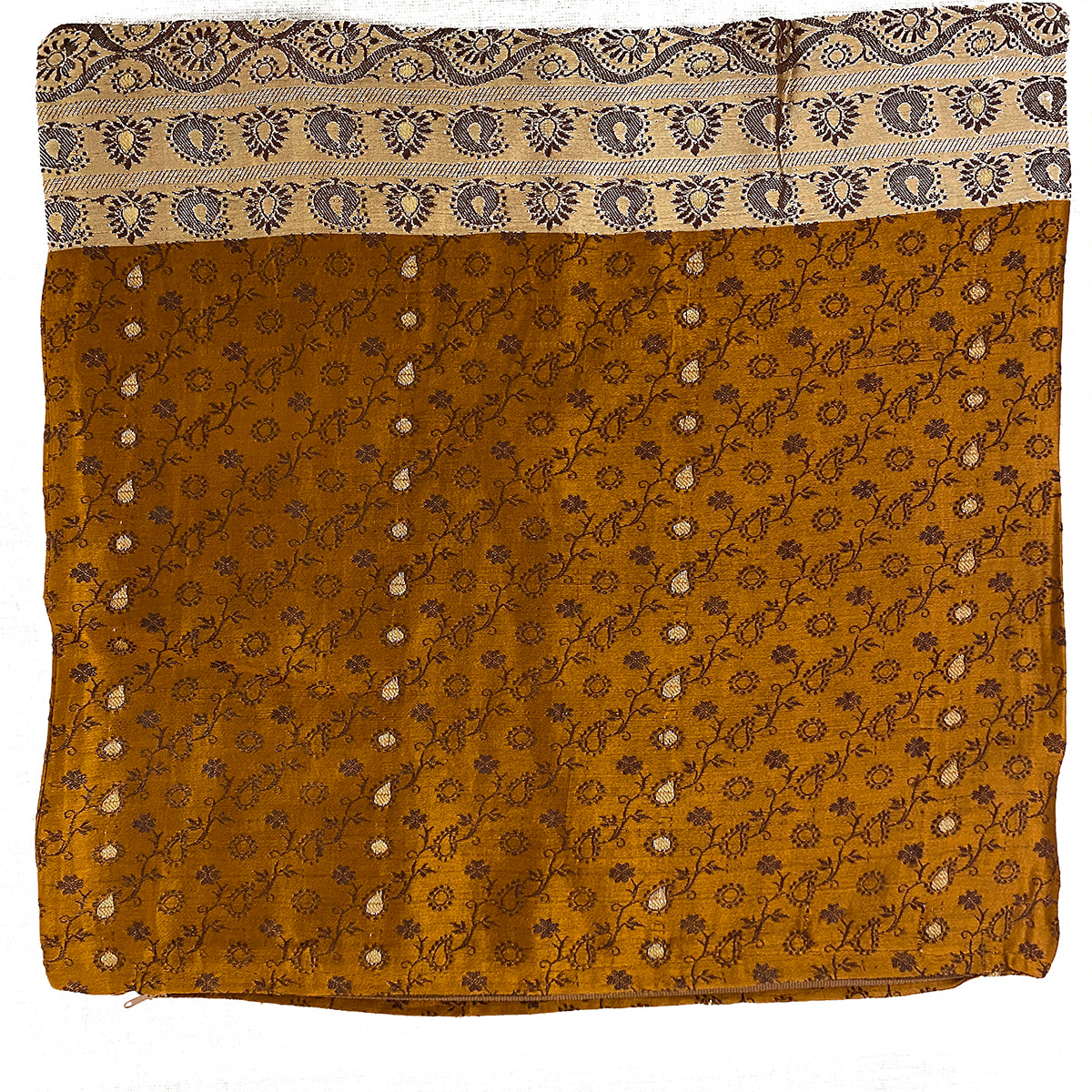 Silk Pillow Covers-Warm Tones-9 Styles - Vintage India NYC