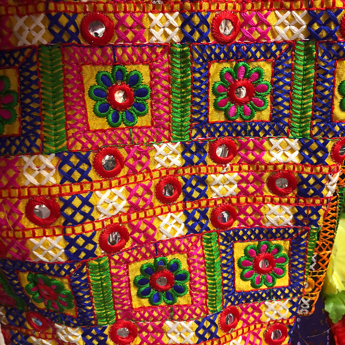 IE Mirrorwork Choli Blouse - Vintage India NYC