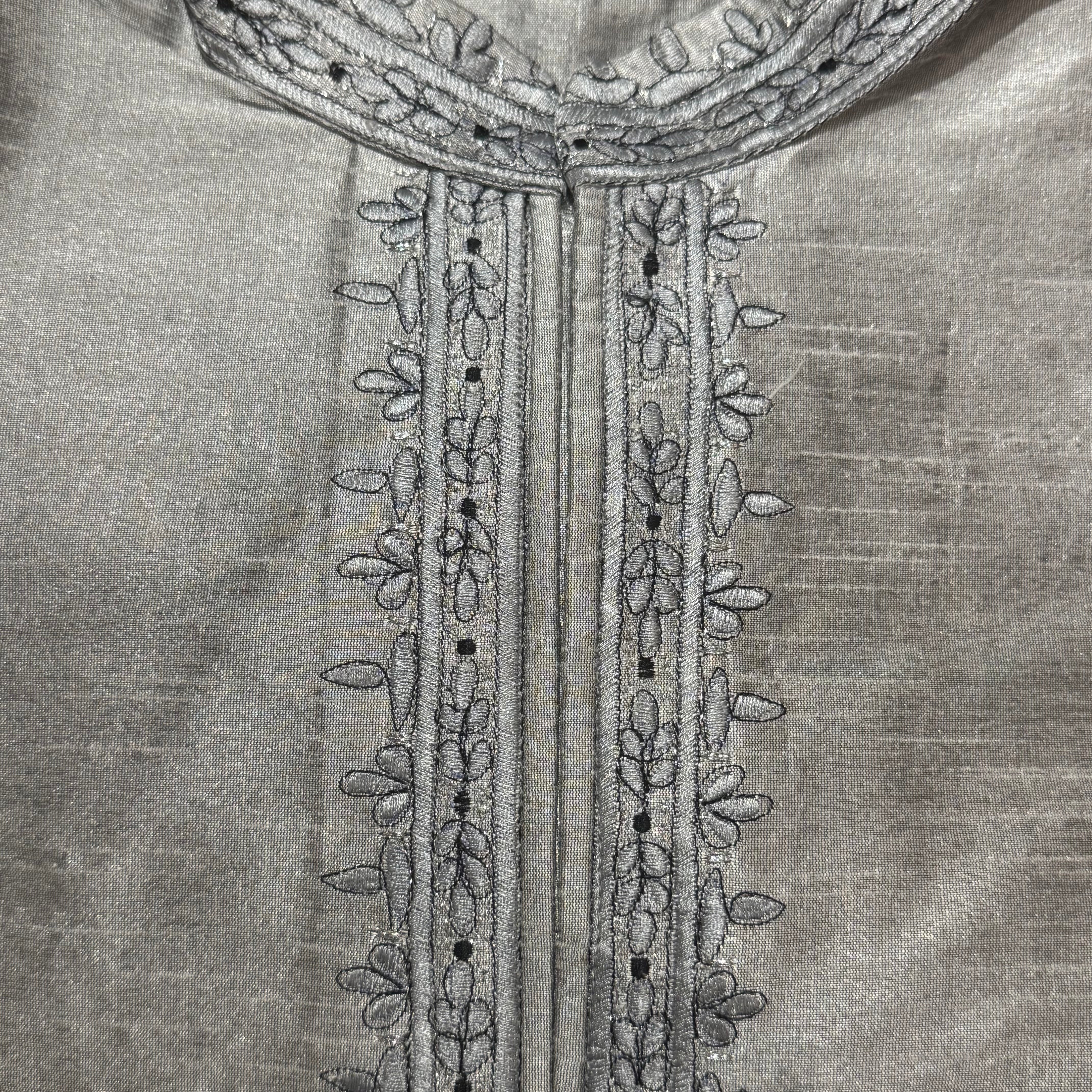 DT Silver Short Kurta