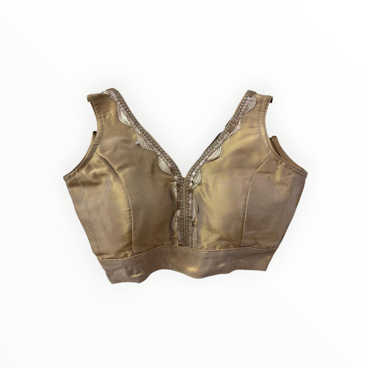Gold Blouses-Size 32- Various - Vintage India NYC