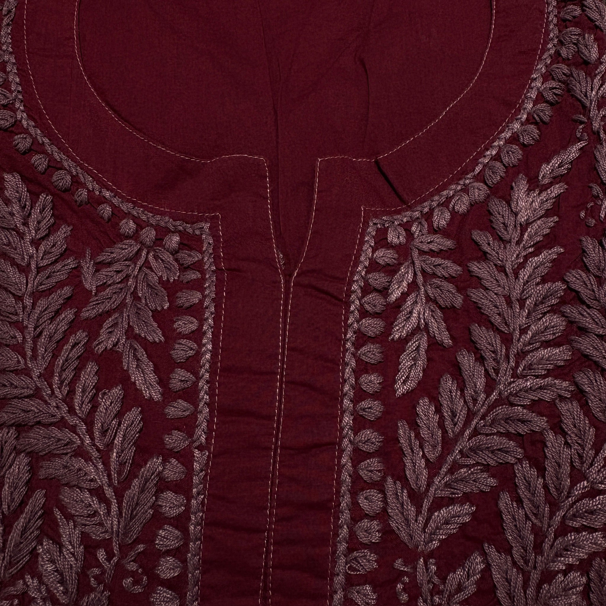 MA Long Embroidered Cotton Tunic Kurtis- 46-50