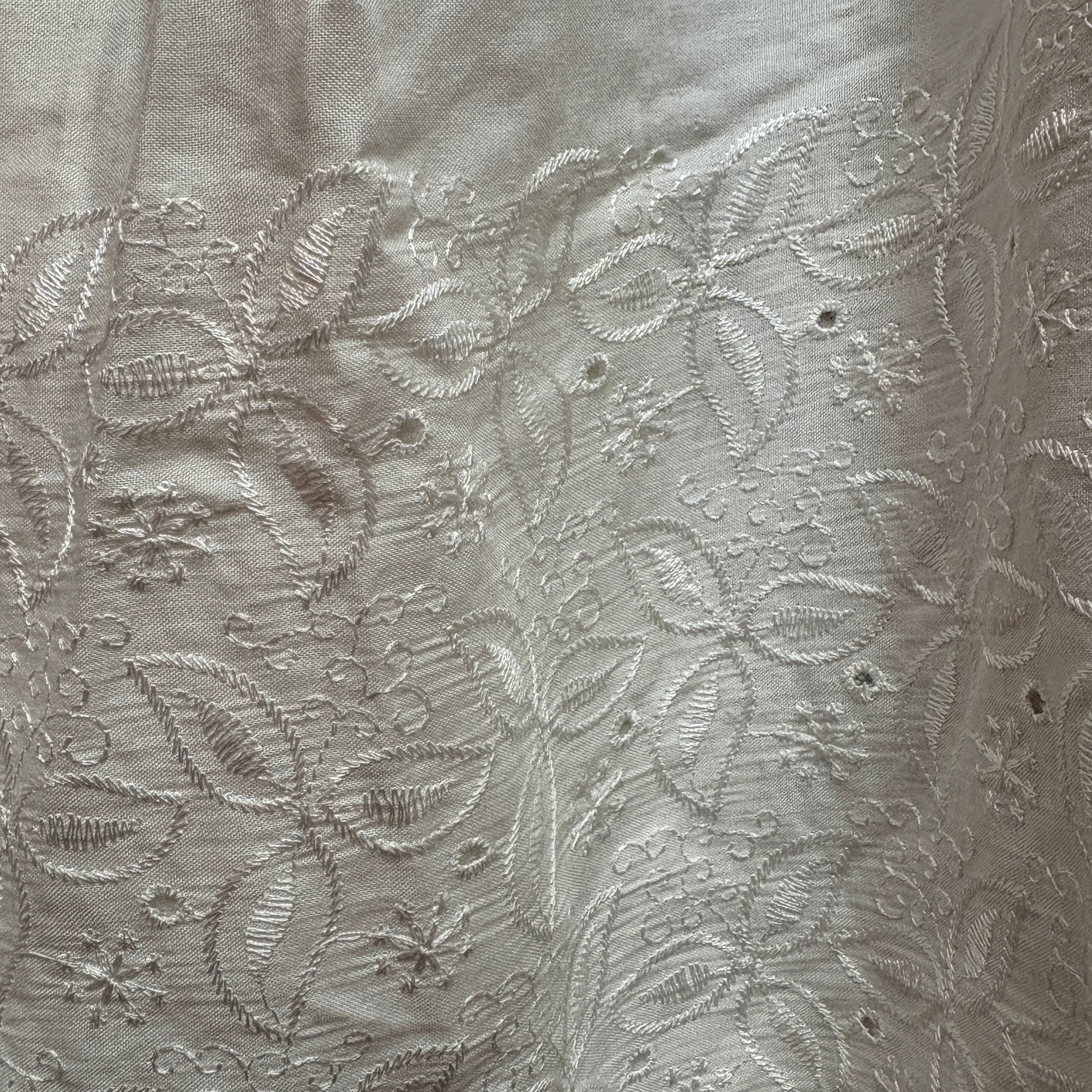 Embroidered Wide leg Pants- Colors