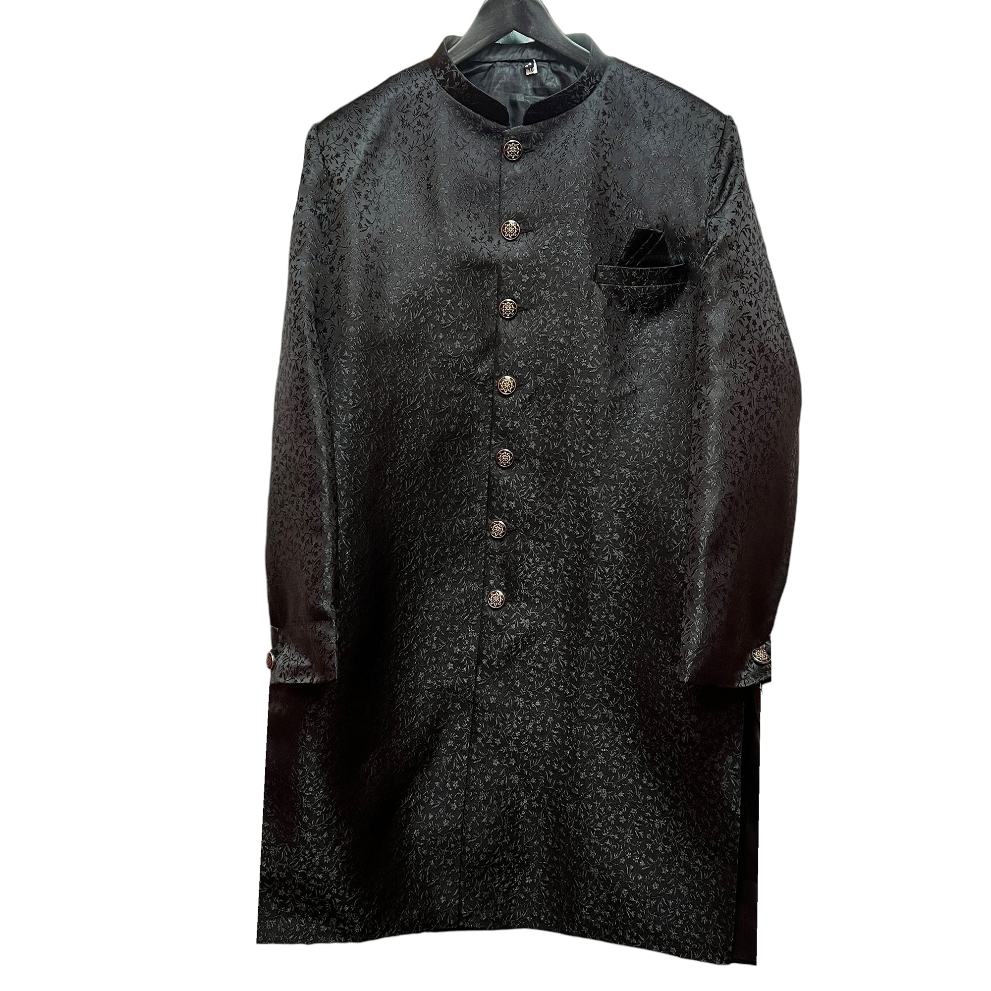 Floral Jacquard Sherwani Size 44-2 Colors